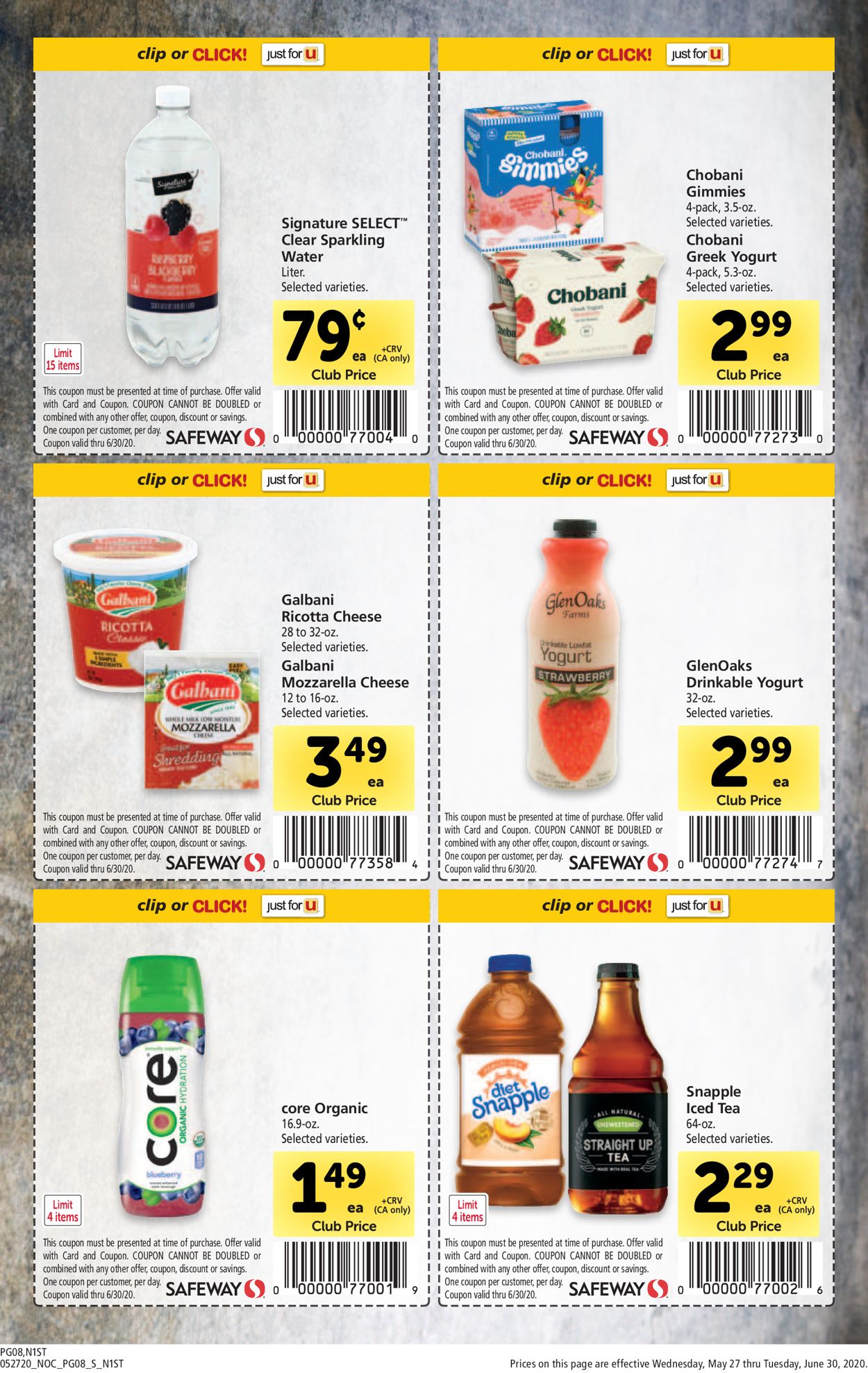 Safeway Weekly Ad Circular - valid 05/27-06/30/2020 (Page 8)