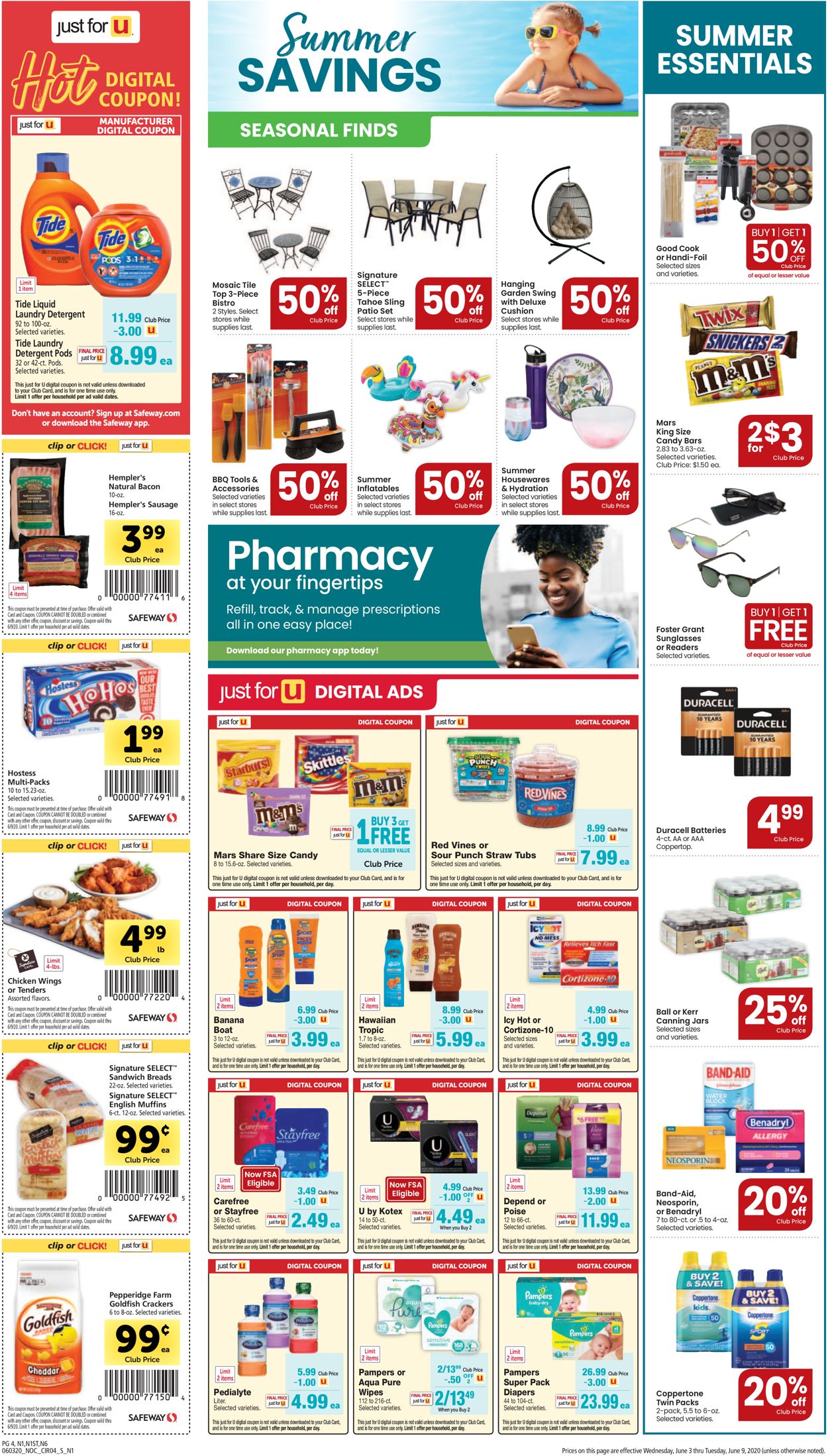 Safeway Weekly Ad Circular - valid 06/03-06/09/2020 (Page 4)