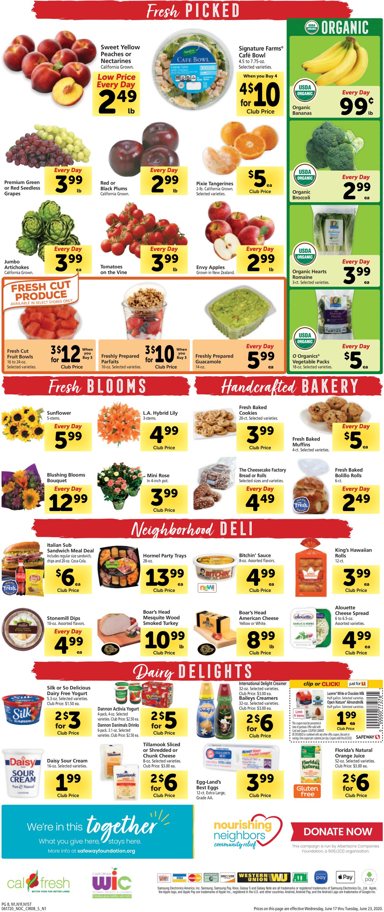 Safeway Weekly Ad Circular - valid 06/17-06/23/2020 (Page 8)