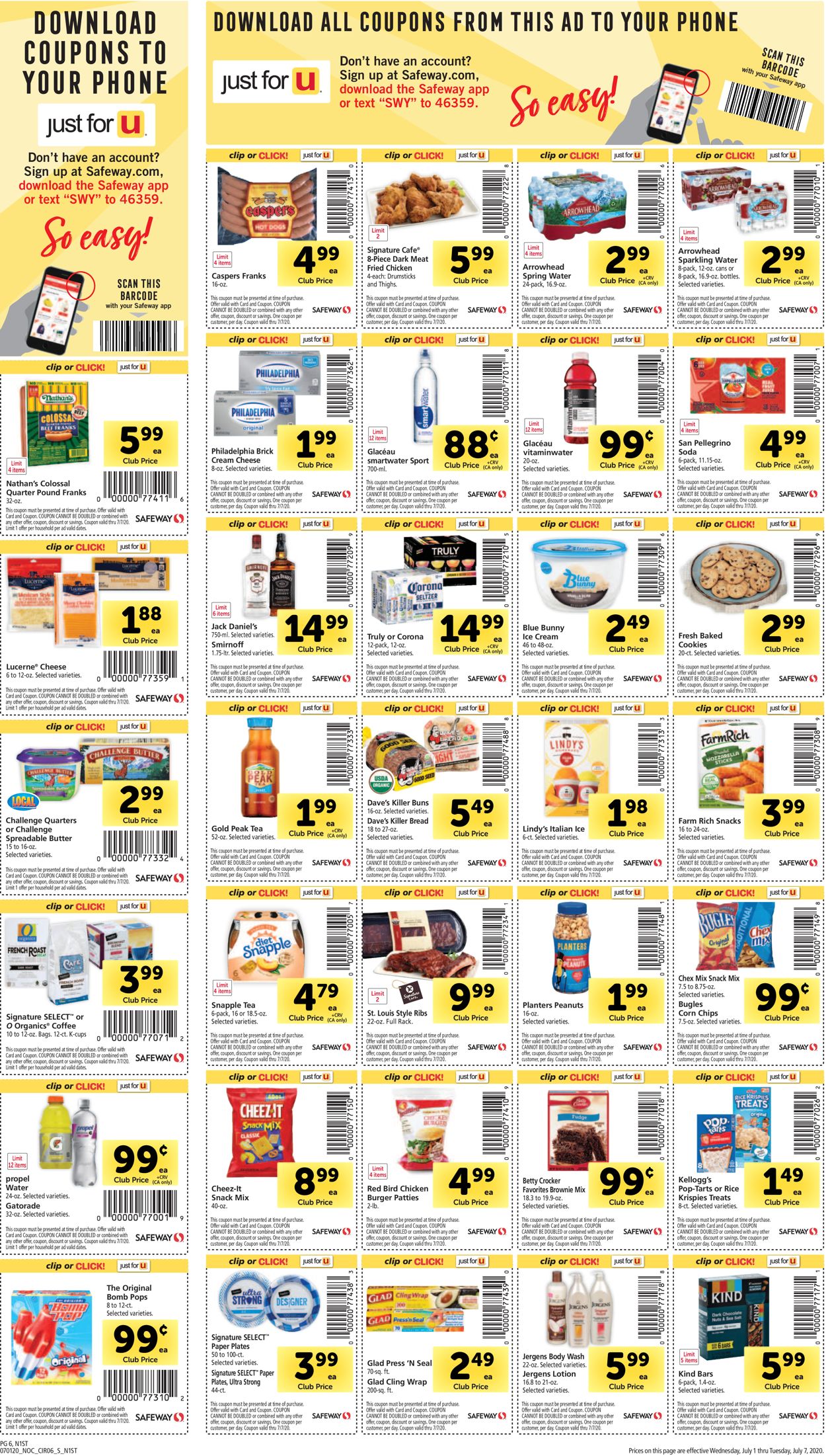 Safeway Weekly Ad Circular - valid 07/01-07/07/2020 (Page 6)