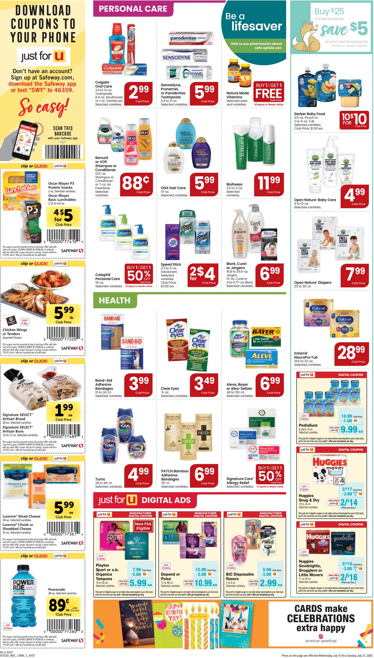 Safeway Weekly Ad Circular - valid 07/15-07/21/2020 (Page 4)