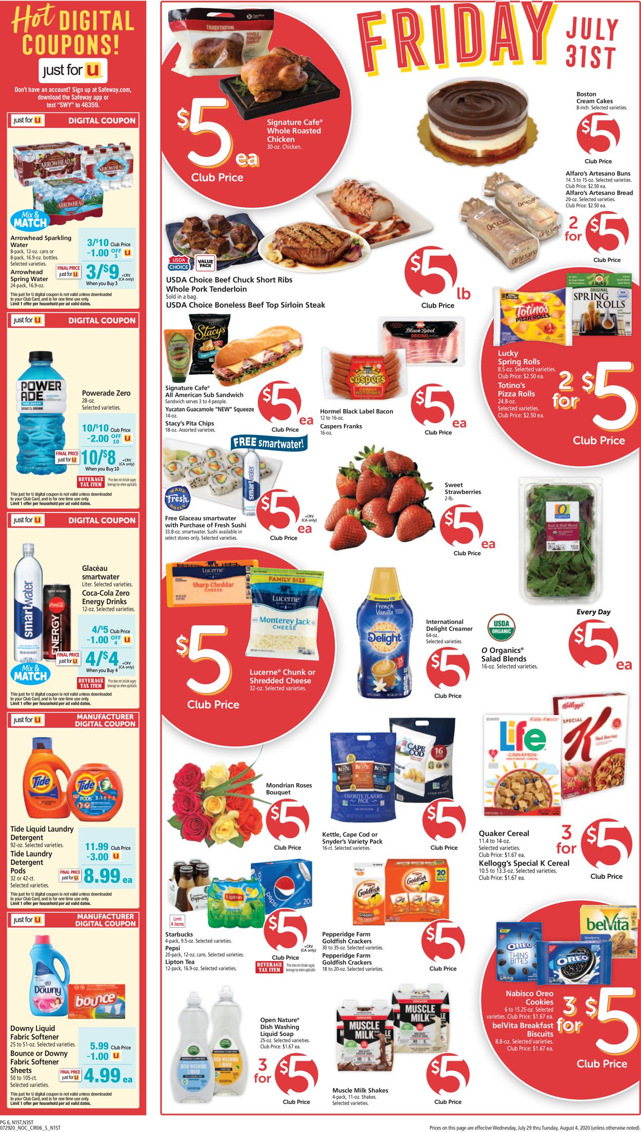 Safeway Weekly Ad Circular - valid 07/29-08/04/2020 (Page 6)