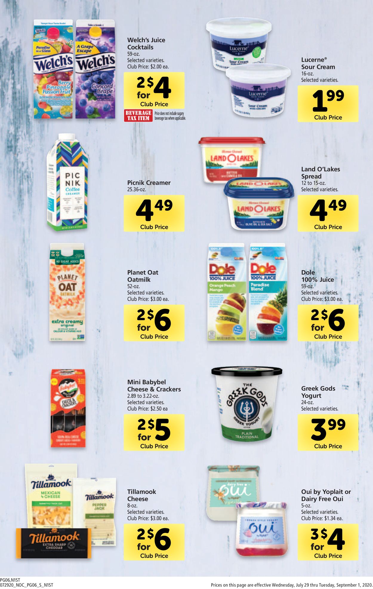 Safeway Weekly Ad Circular - valid 07/29-09/01/2020 (Page 6)