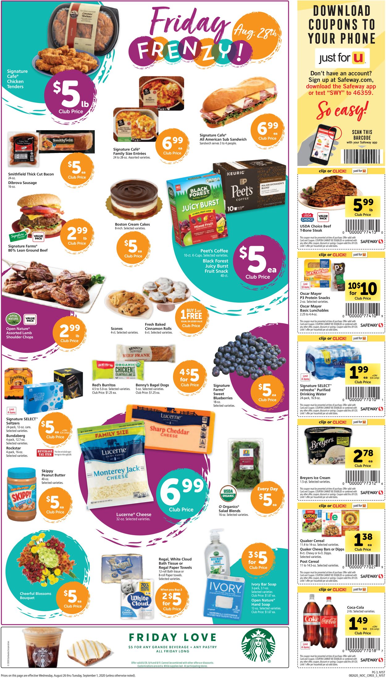 Safeway Weekly Ad Circular - valid 08/26-09/01/2020 (Page 3)