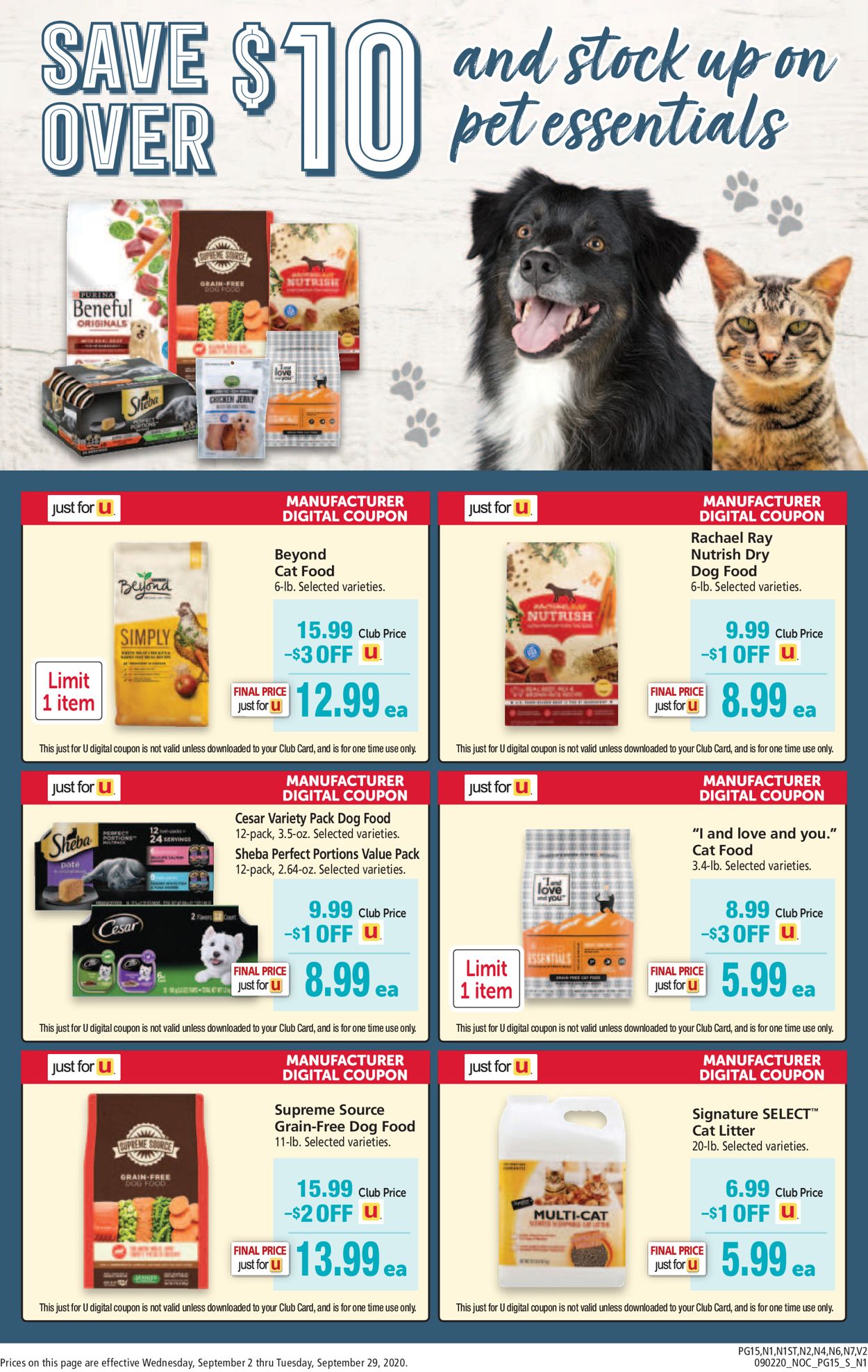 Safeway Weekly Ad Circular - valid 09/02-09/29/2020 (Page 15)