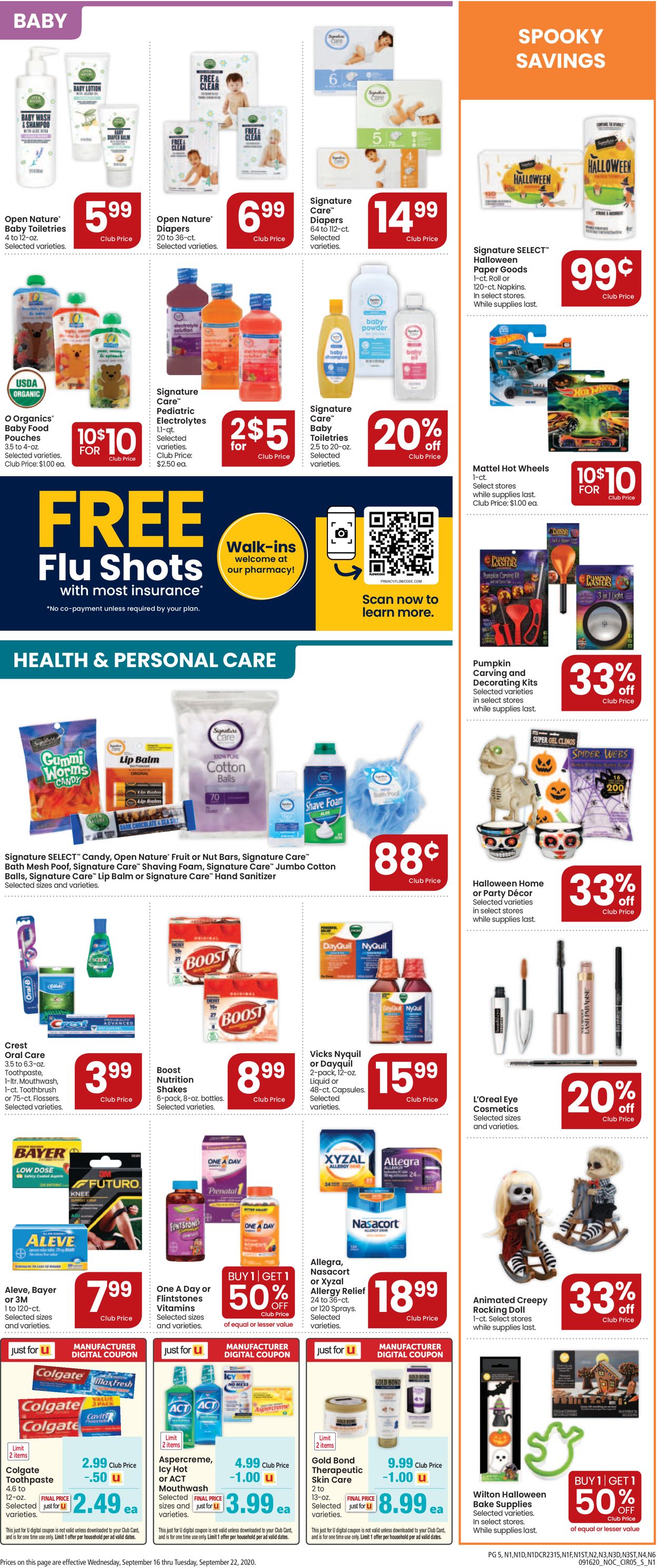 Safeway Weekly Ad Circular - valid 09/16-09/22/2020 (Page 5)