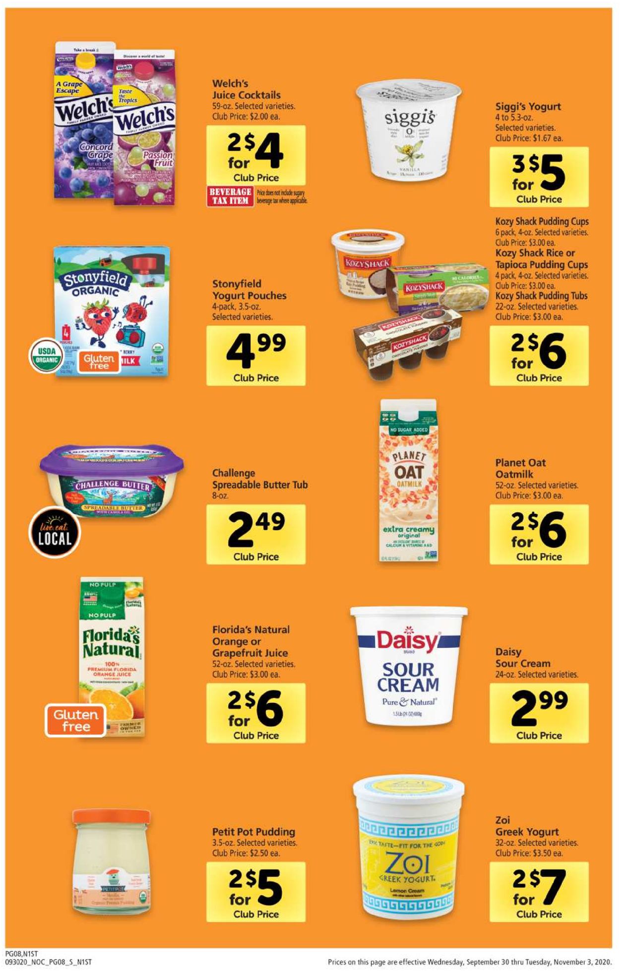 Safeway Weekly Ad Circular - valid 09/30-11/03/2020 (Page 8)