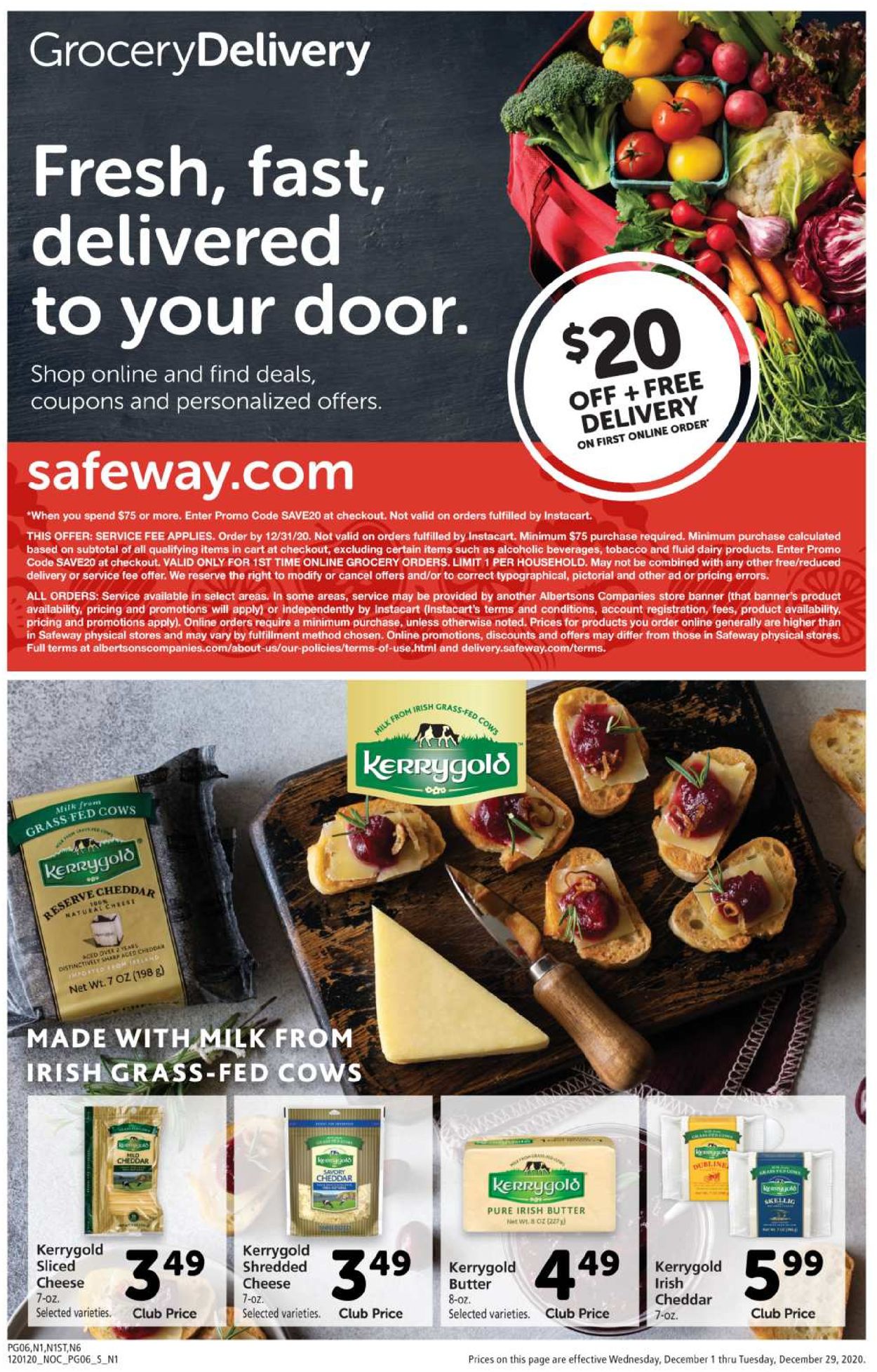 Safeway Christmas 2020 Weekly Ad Circular - valid 12/01-12/29/2020 (Page 6)