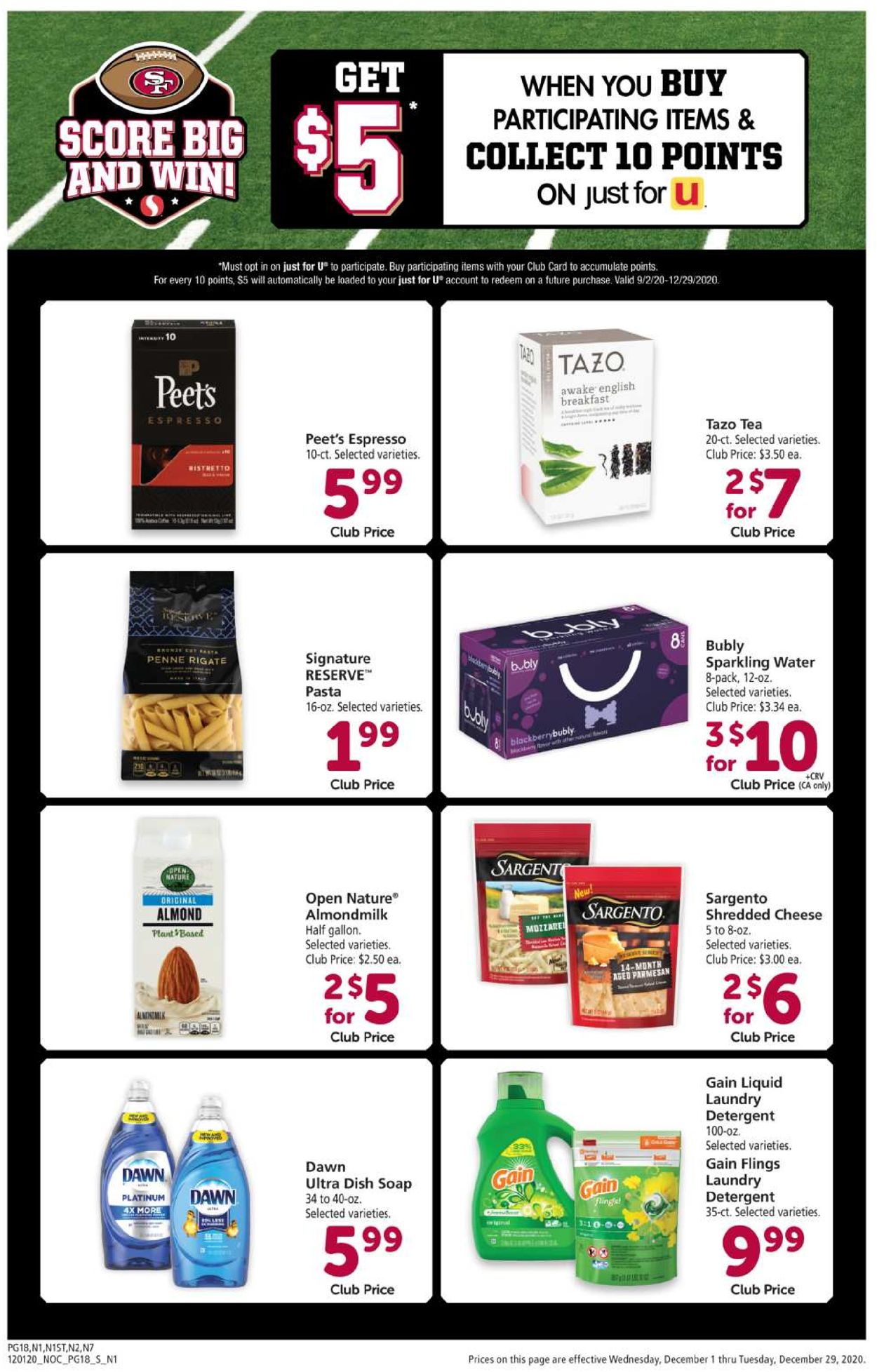 Safeway Christmas 2020 Weekly Ad Circular - valid 12/01-12/29/2020 (Page 18)