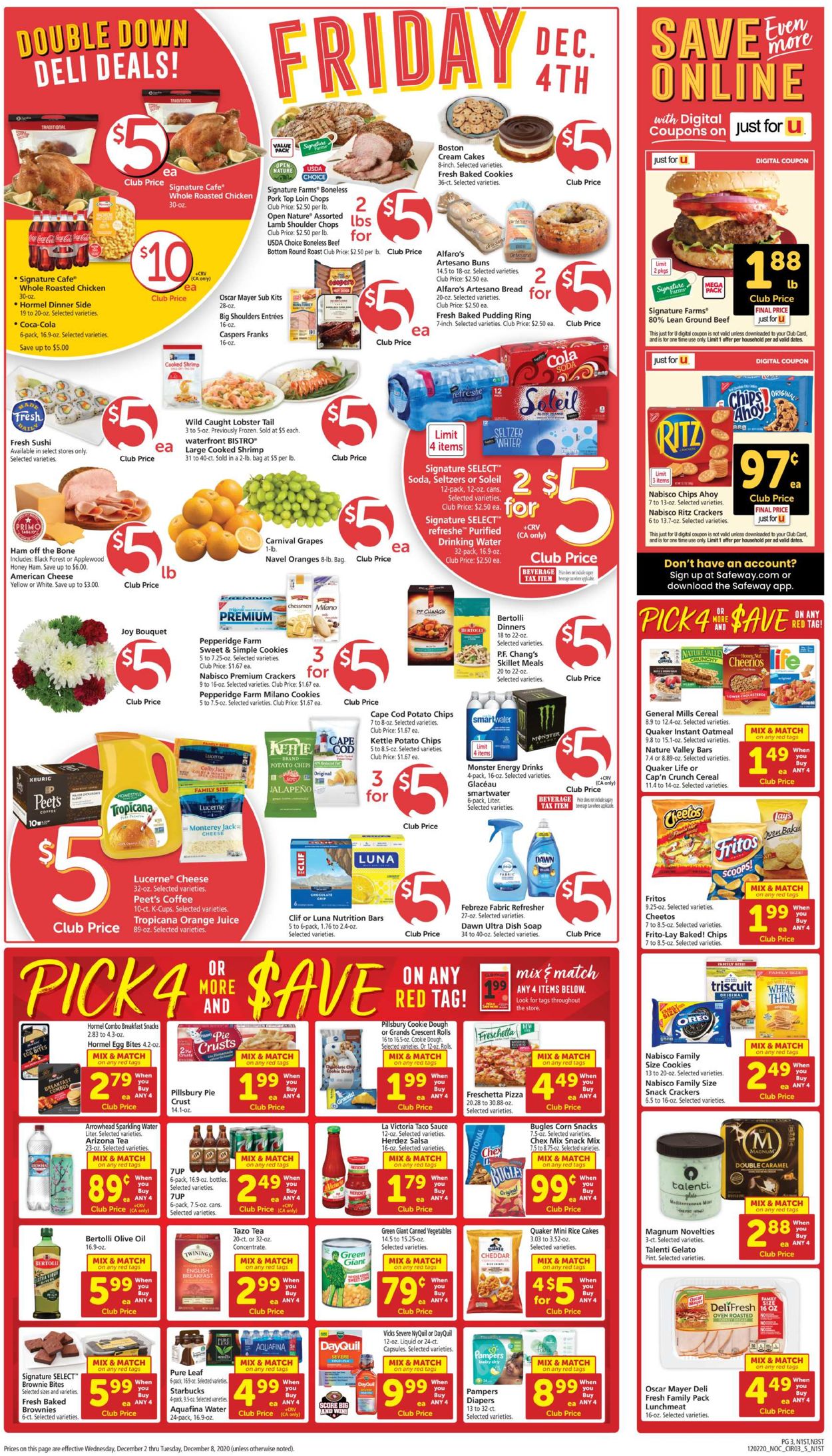 Safeway Weekly Ad Circular - valid 12/02-12/08/2020 (Page 3)