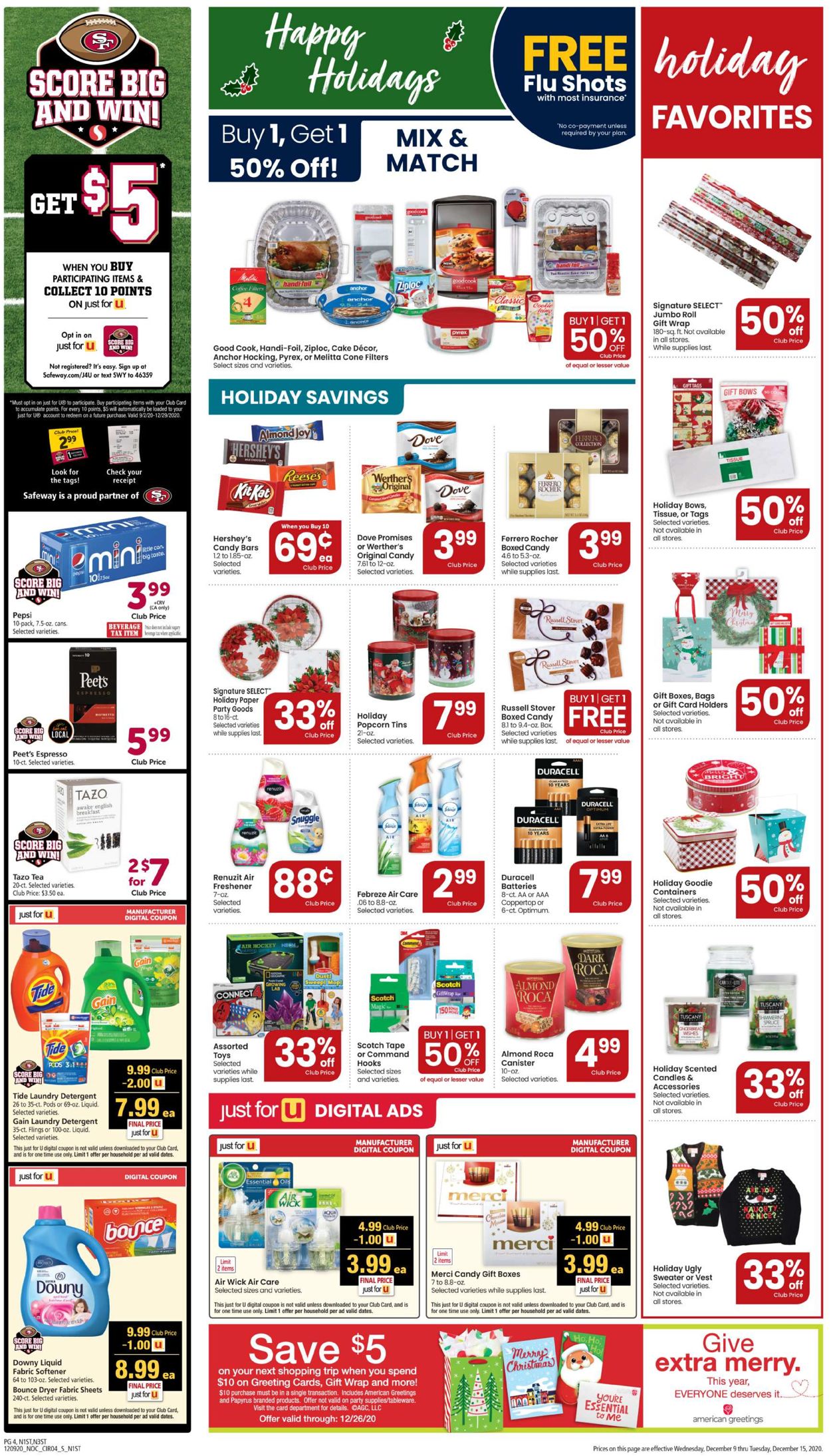 Safeway Weekly Ad Circular - valid 12/09-12/15/2020 (Page 4)