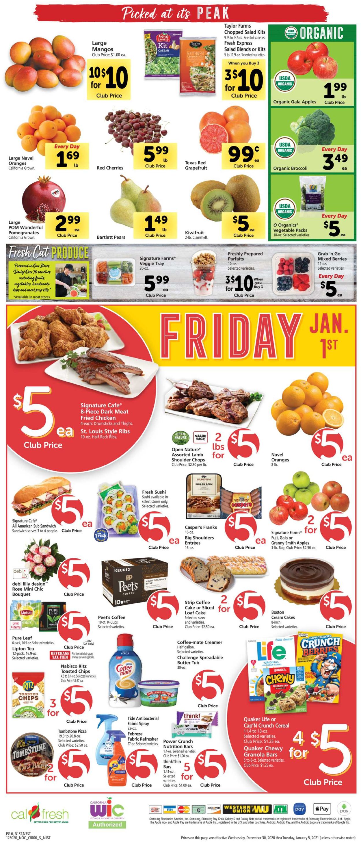 Safeway Weekly Ad Circular - valid 12/30-01/05/2021 (Page 8)