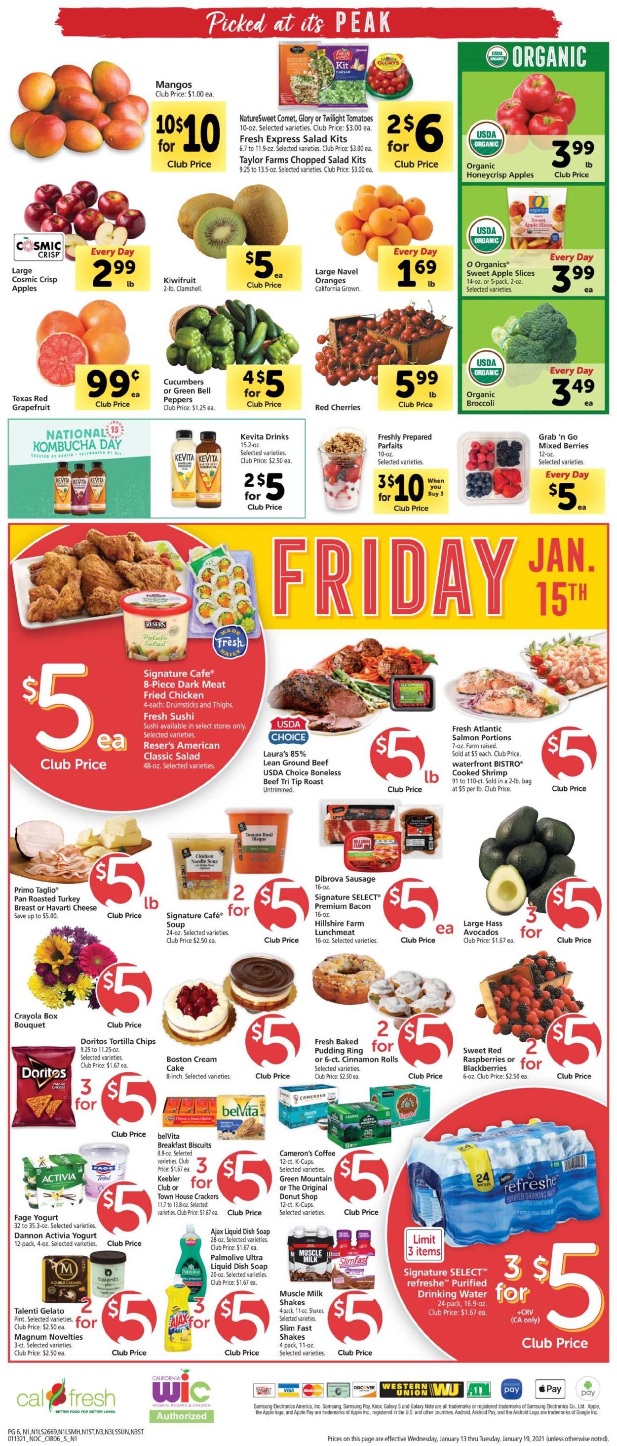Safeway Weekly Ad Circular - valid 01/13-01/19/2021 (Page 6)