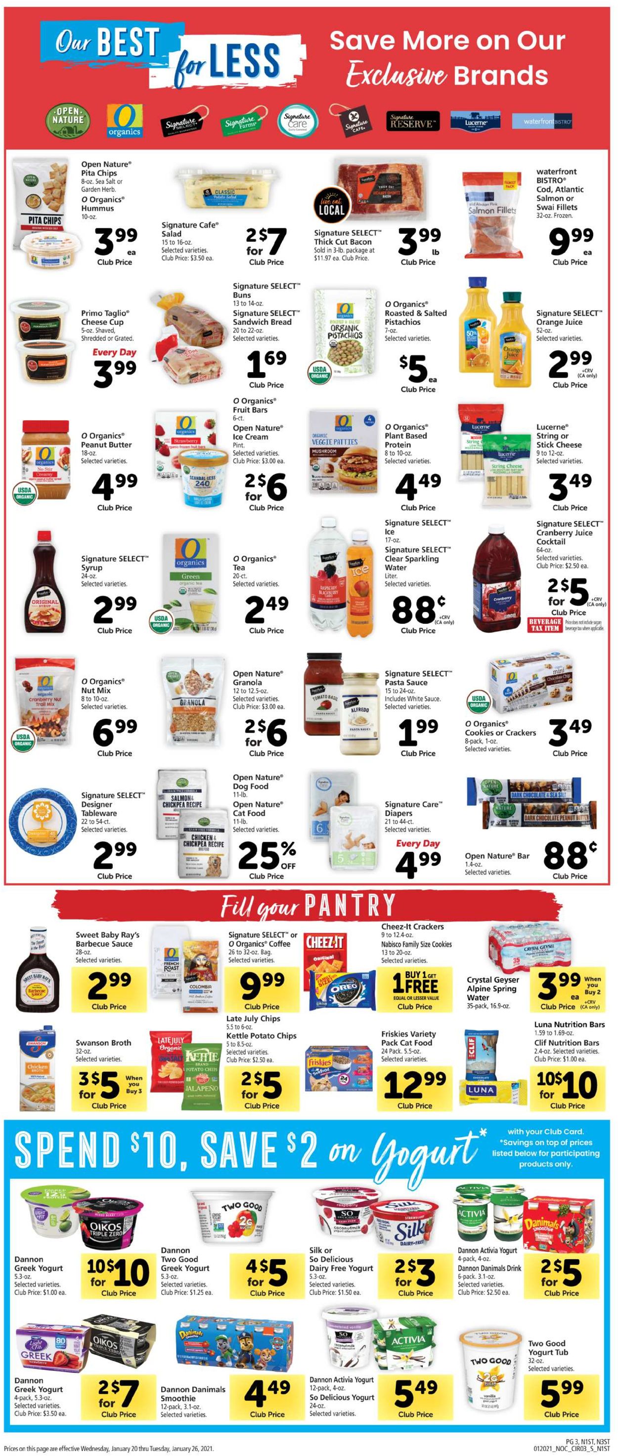 Safeway Weekly Ad Circular - valid 01/20-01/26/2021 (Page 3)