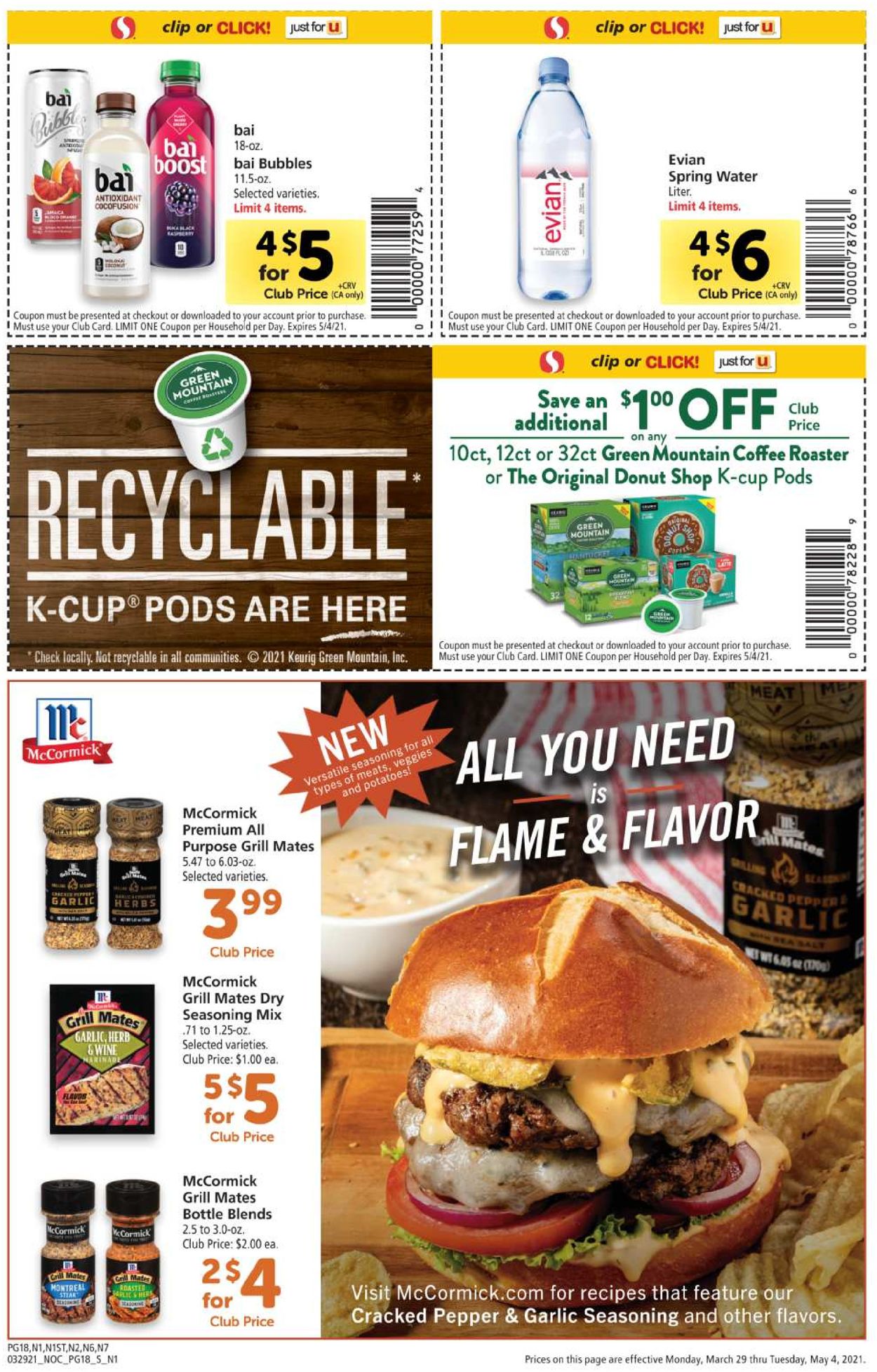 Safeway Weekly Ad Circular - valid 03/29-05/04/2021 (Page 18)