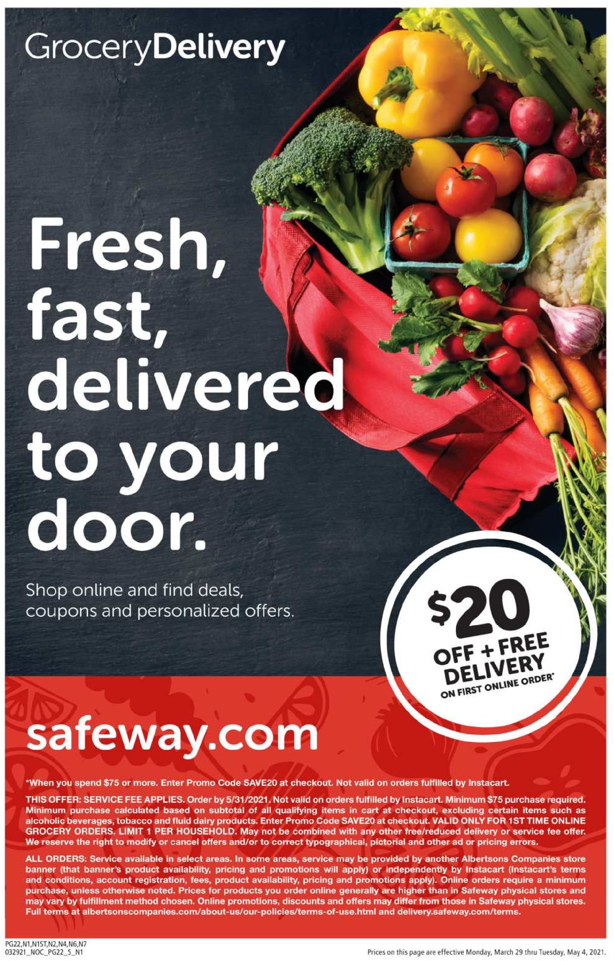 Safeway Weekly Ad Circular - valid 03/29-05/04/2021 (Page 22)