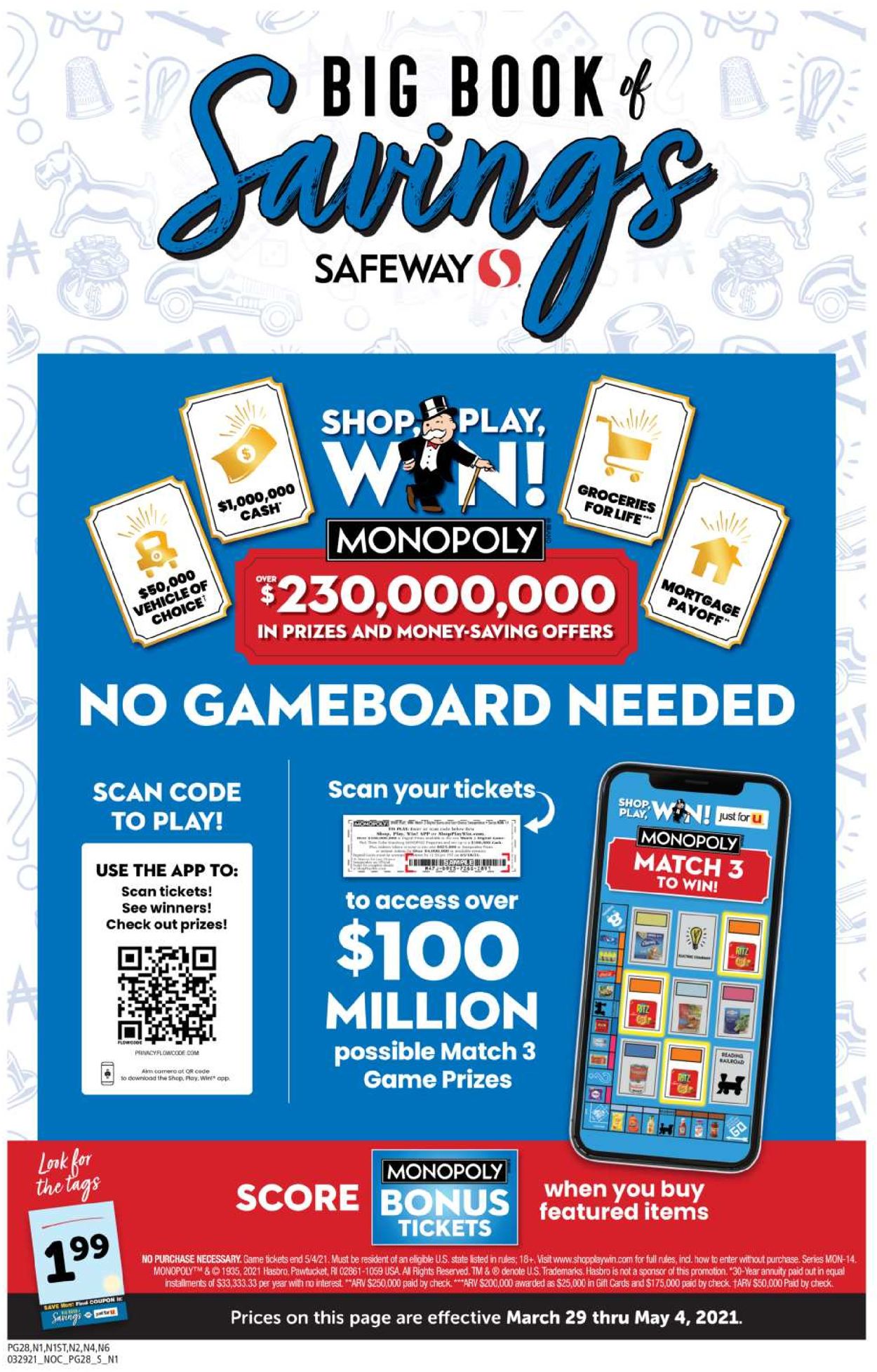 Safeway Weekly Ad Circular - valid 03/29-05/04/2021 (Page 28)