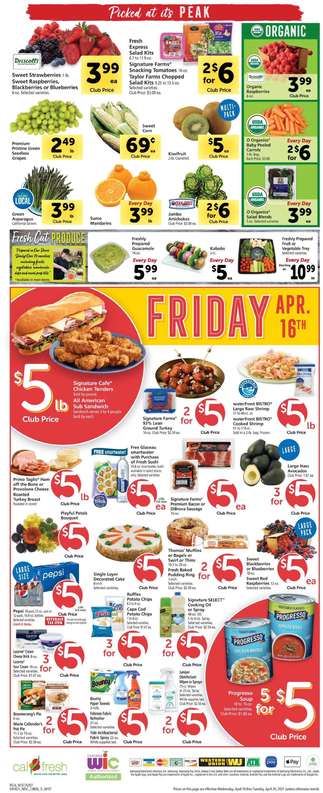 Safeway Weekly Ad Circular - valid 04/14-04/20/2021 (Page 6)