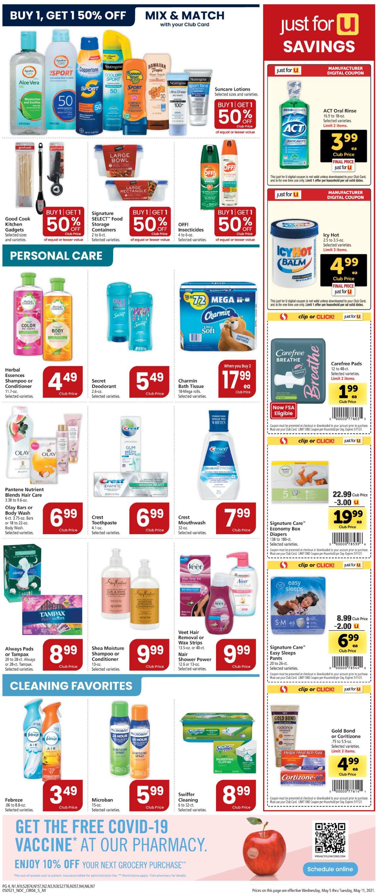 Safeway Weekly Ad Circular - valid 05/05-05/11/2021 (Page 6)