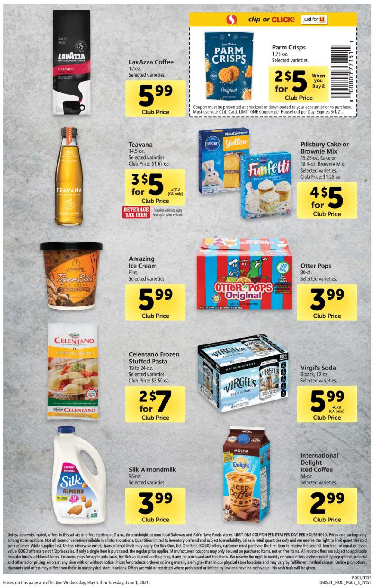 Safeway Weekly Ad Circular - valid 05/05-06/01/2021 (Page 7)