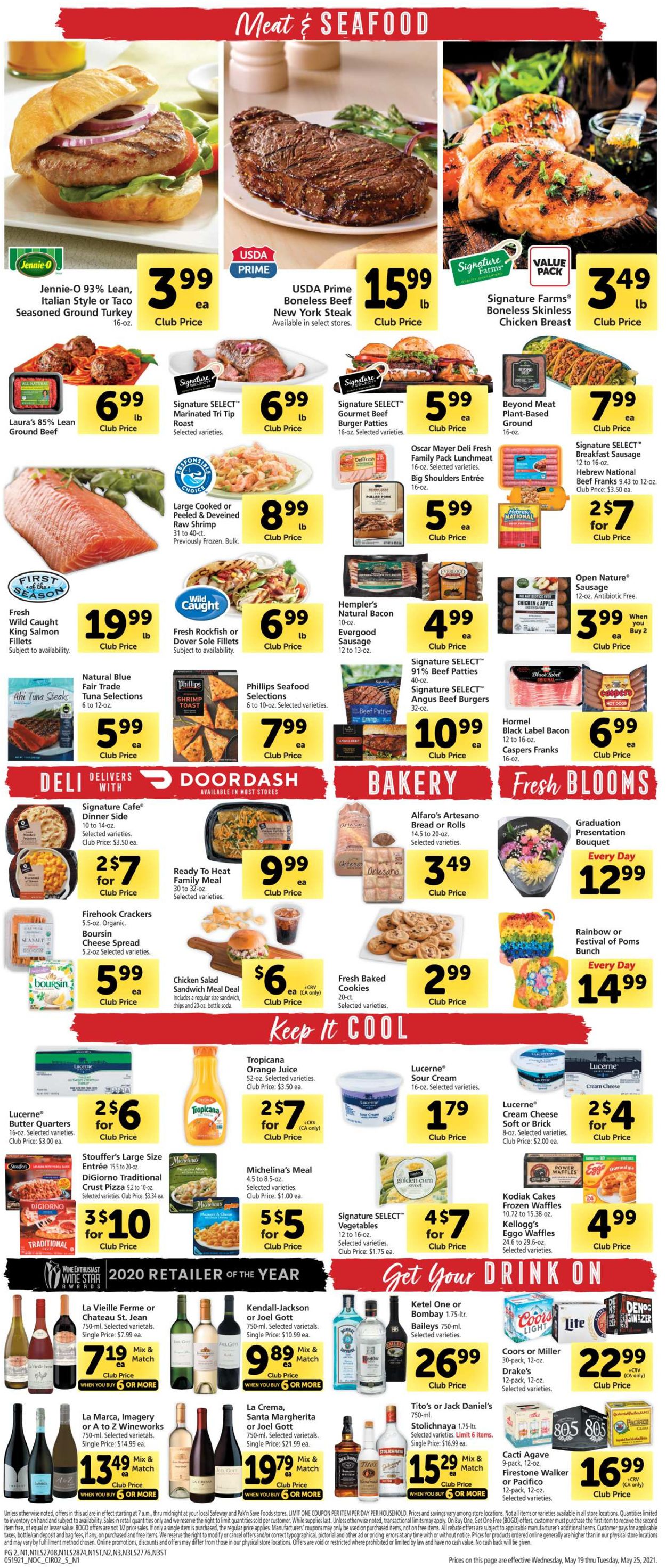 Safeway Weekly Ad Circular - valid 05/19-05/25/2021 (Page 2)