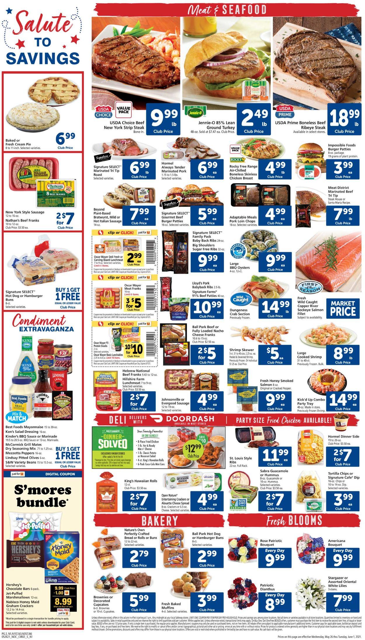Safeway Weekly Ad Circular - valid 05/26-06/01/2021 (Page 2)