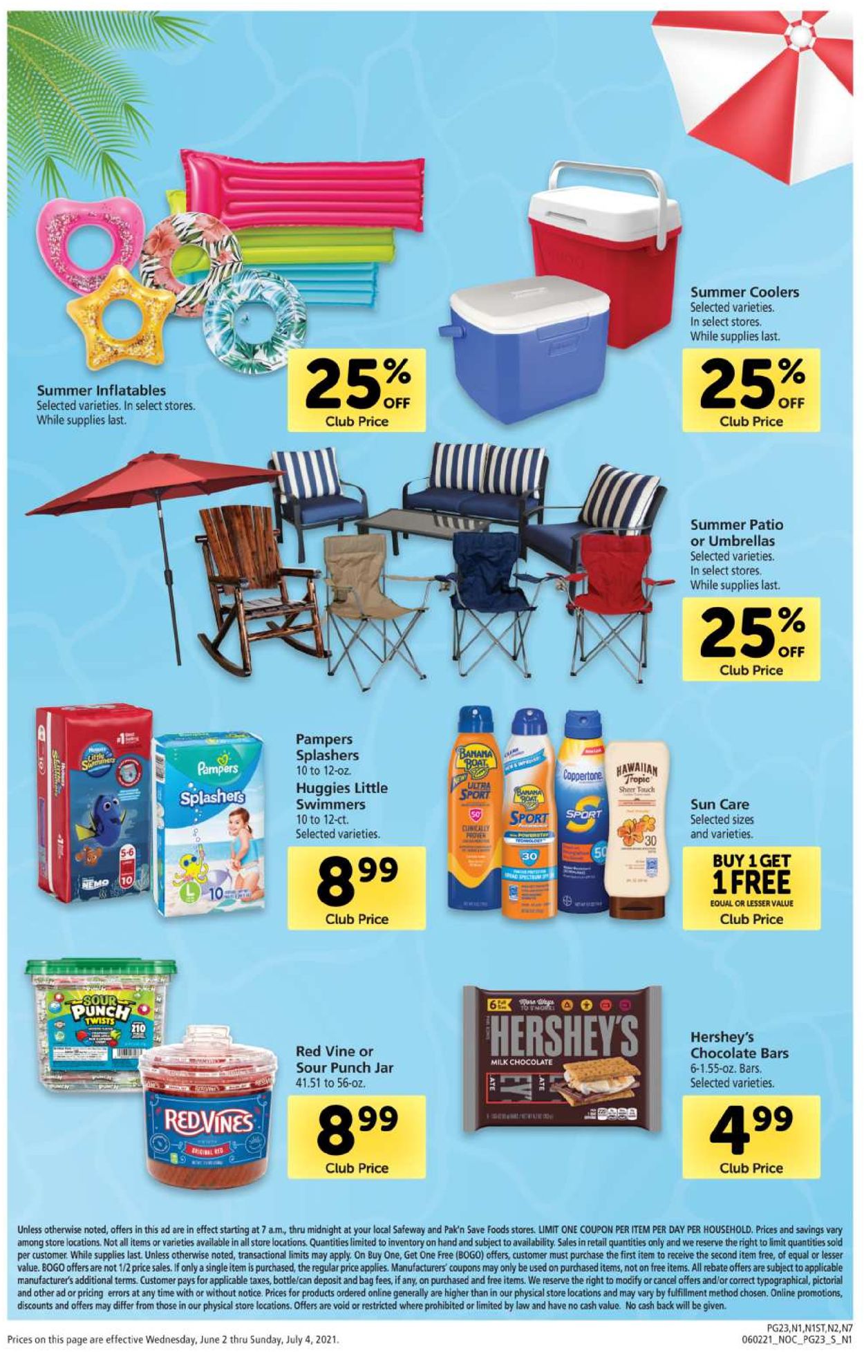 Safeway Weekly Ad Circular - valid 06/02-07/04/2021 (Page 23)
