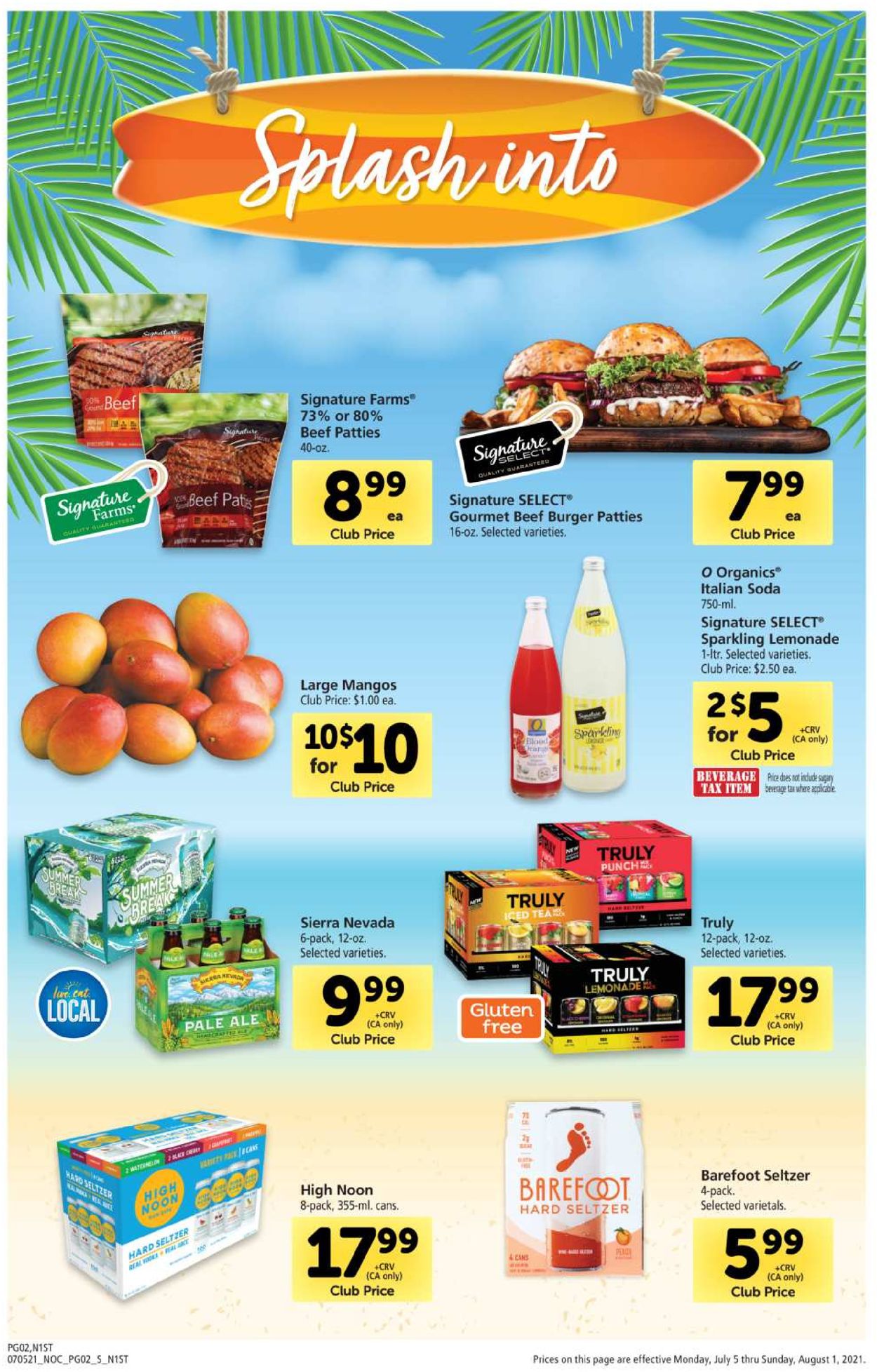 Safeway Weekly Ad Circular - valid 07/05-08/01/2021 (Page 2)