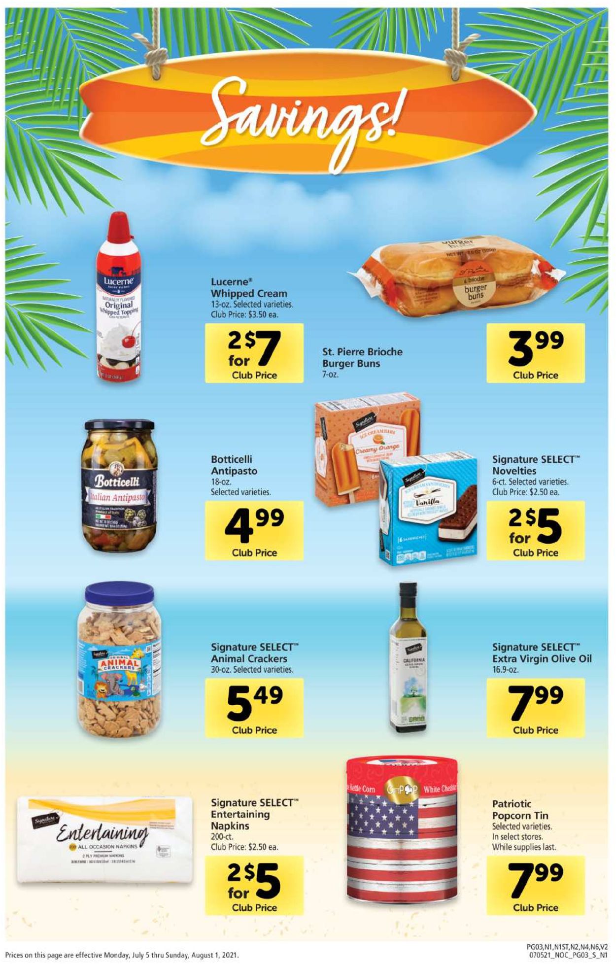 Safeway Weekly Ad Circular - valid 07/05-08/01/2021 (Page 3)