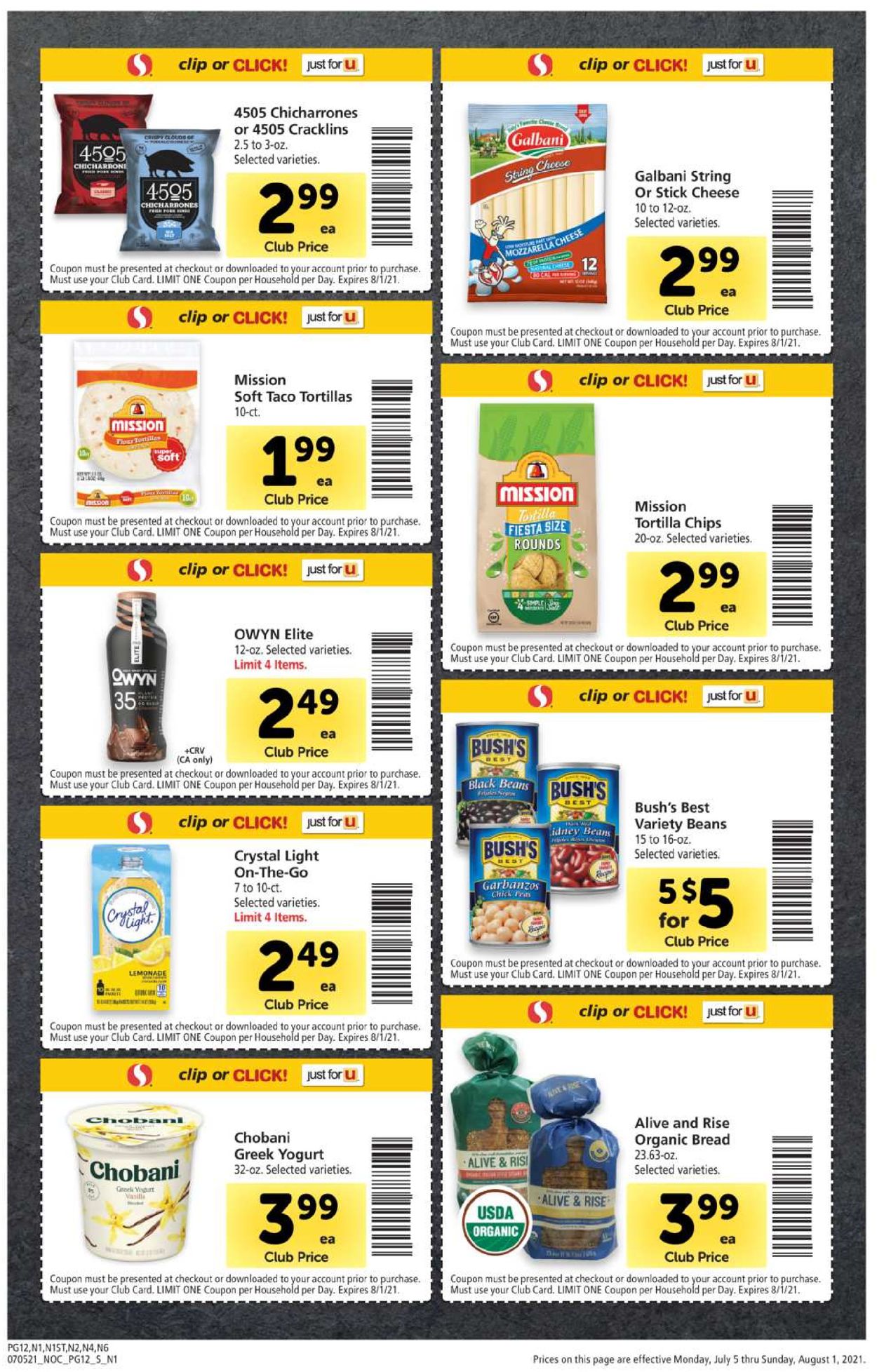 Safeway Weekly Ad Circular - valid 07/05-08/01/2021 (Page 12)