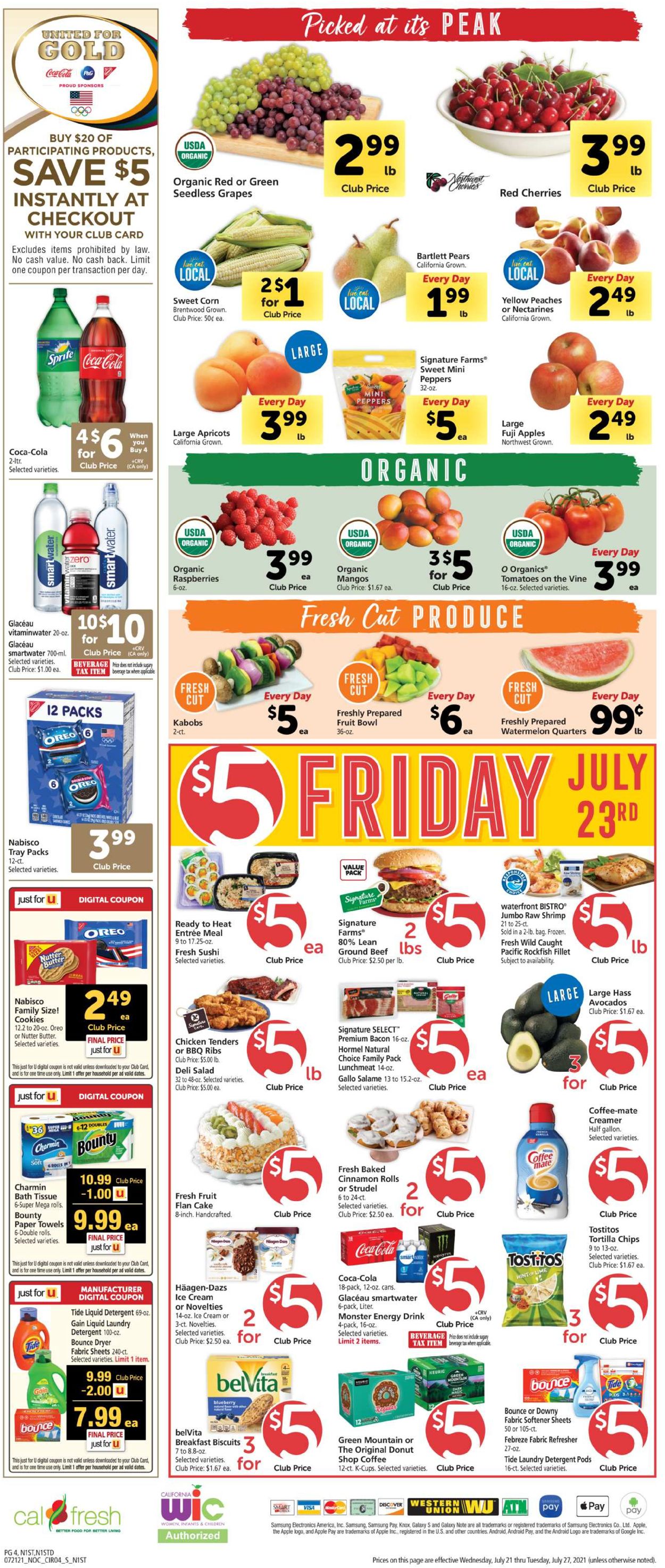 Safeway Weekly Ad Circular - valid 07/21-07/27/2021 (Page 4)