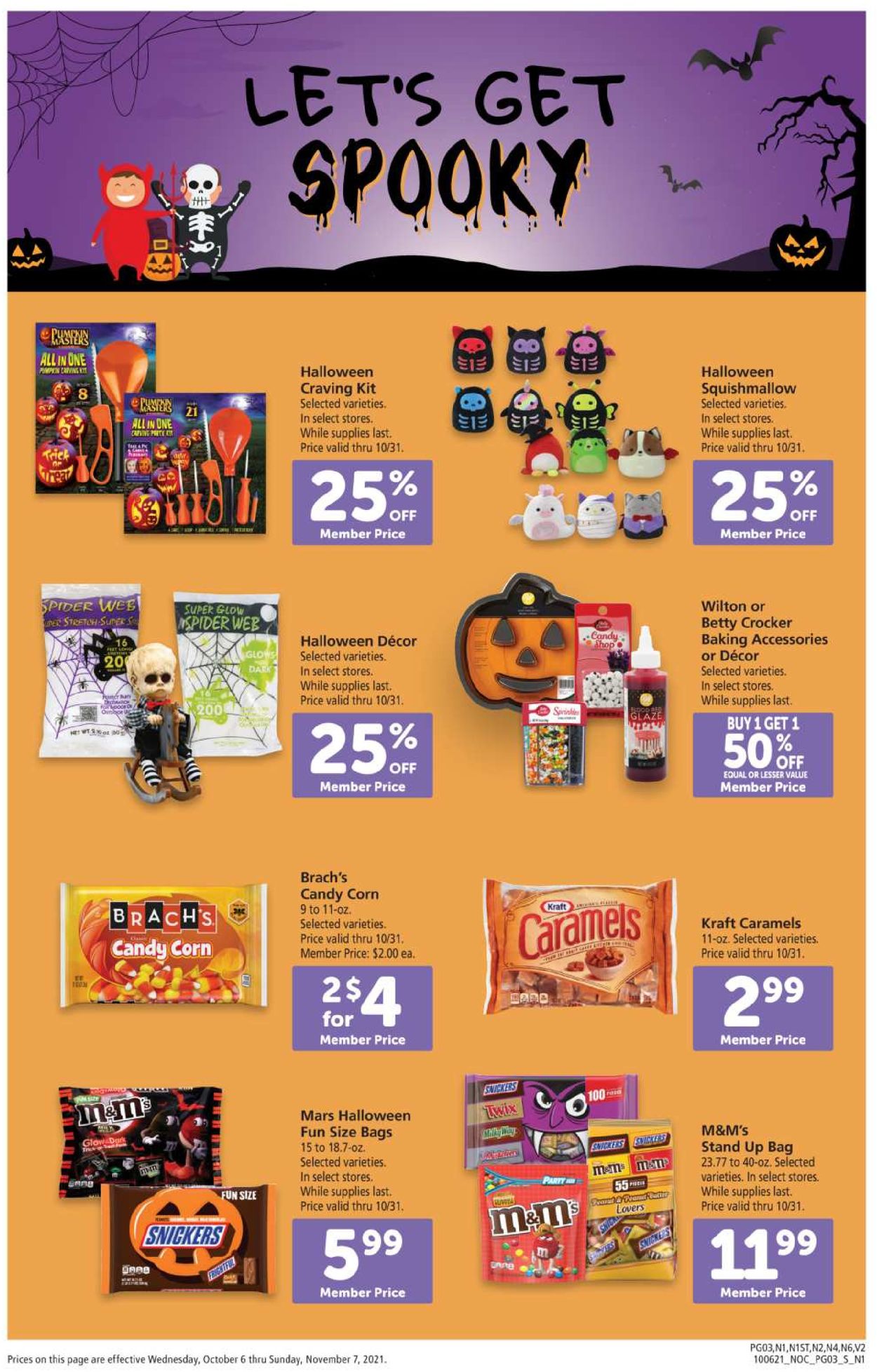 Safeway Halloween 2021 Weekly Ad Circular - valid 10/06-11/07/2021 (Page 3)