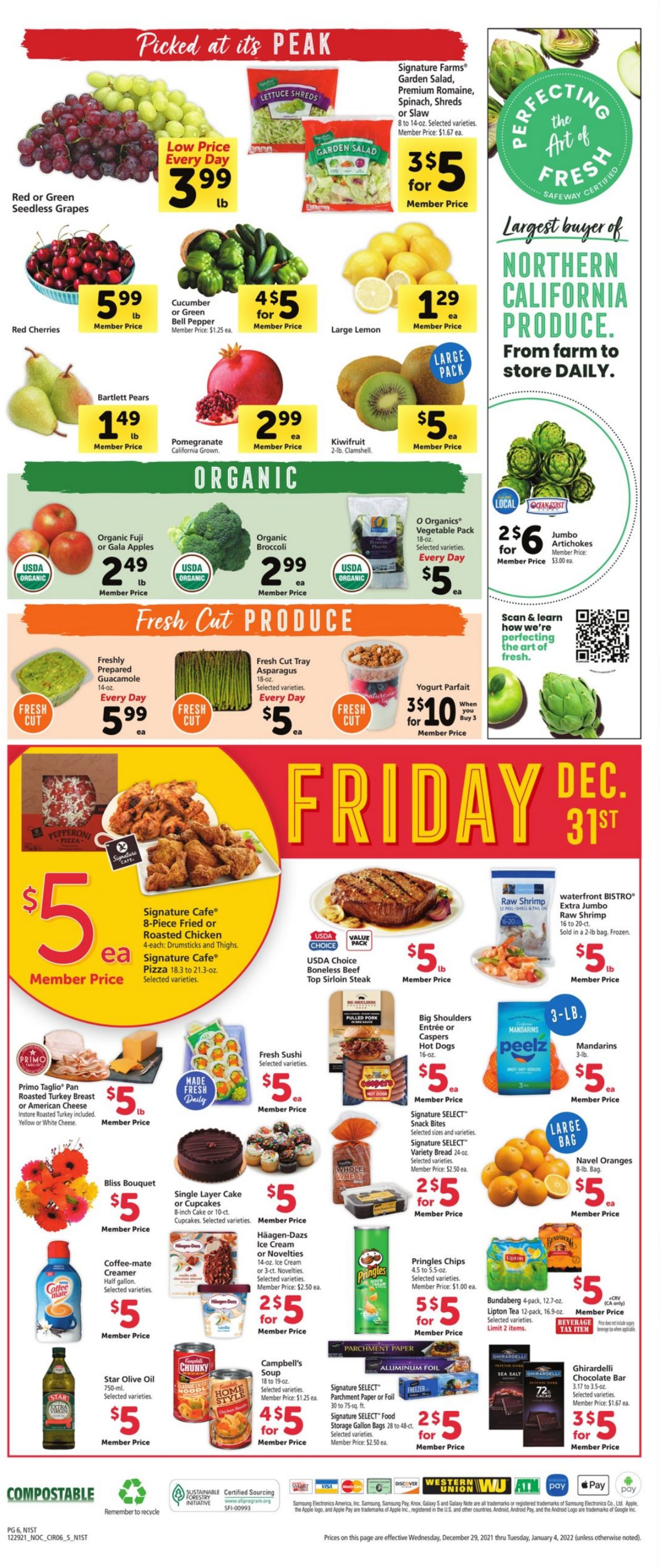 Safeway Weekly Ad Circular - valid 12/29-01/04/2022 (Page 6)