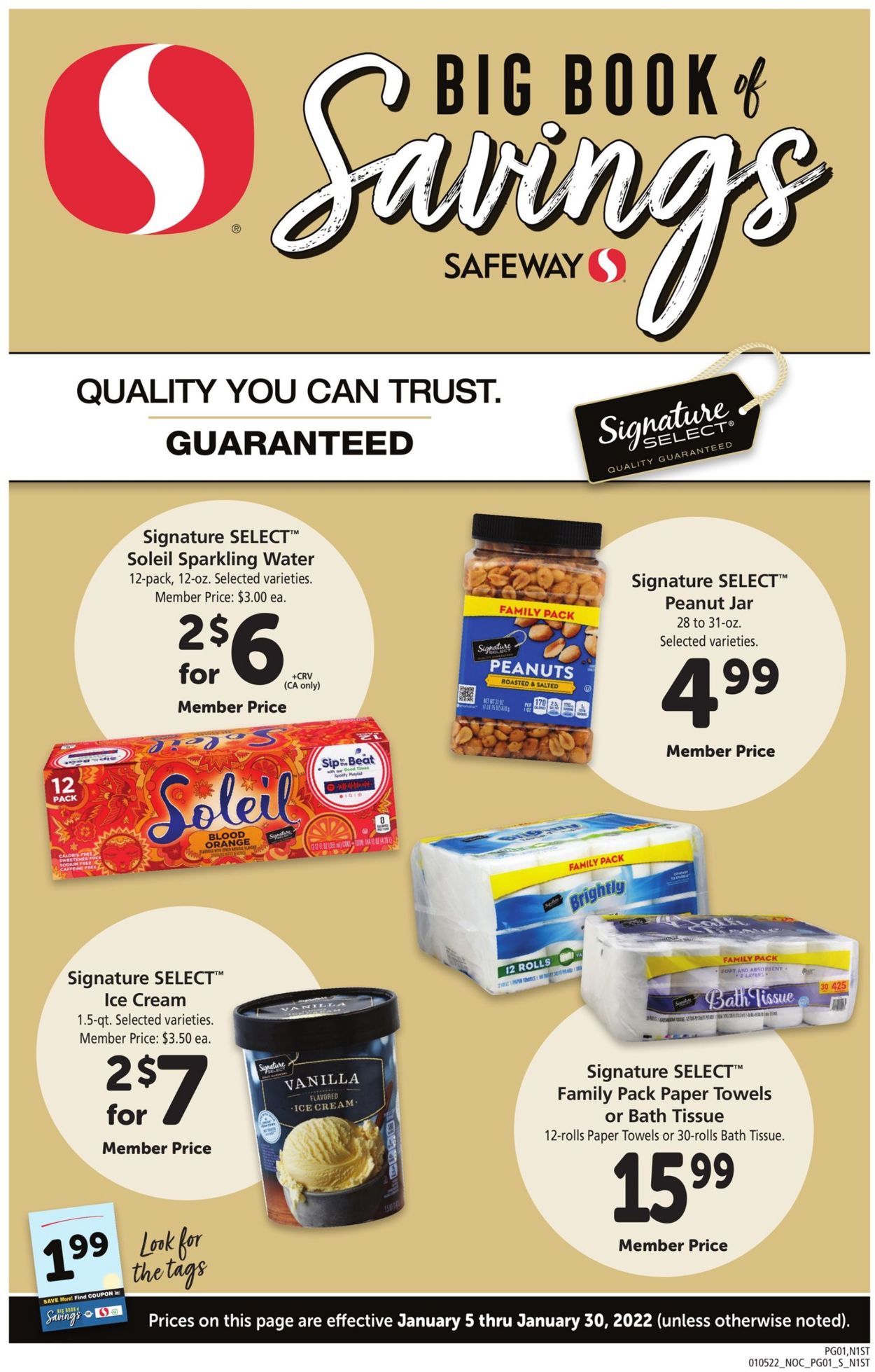 Safeway Weekly Ad Circular - valid 01/05-01/30/2022