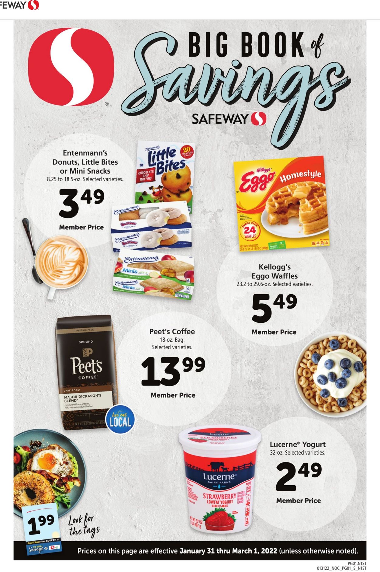 Safeway Weekly Ad Circular - valid 01/31-03/01/2022