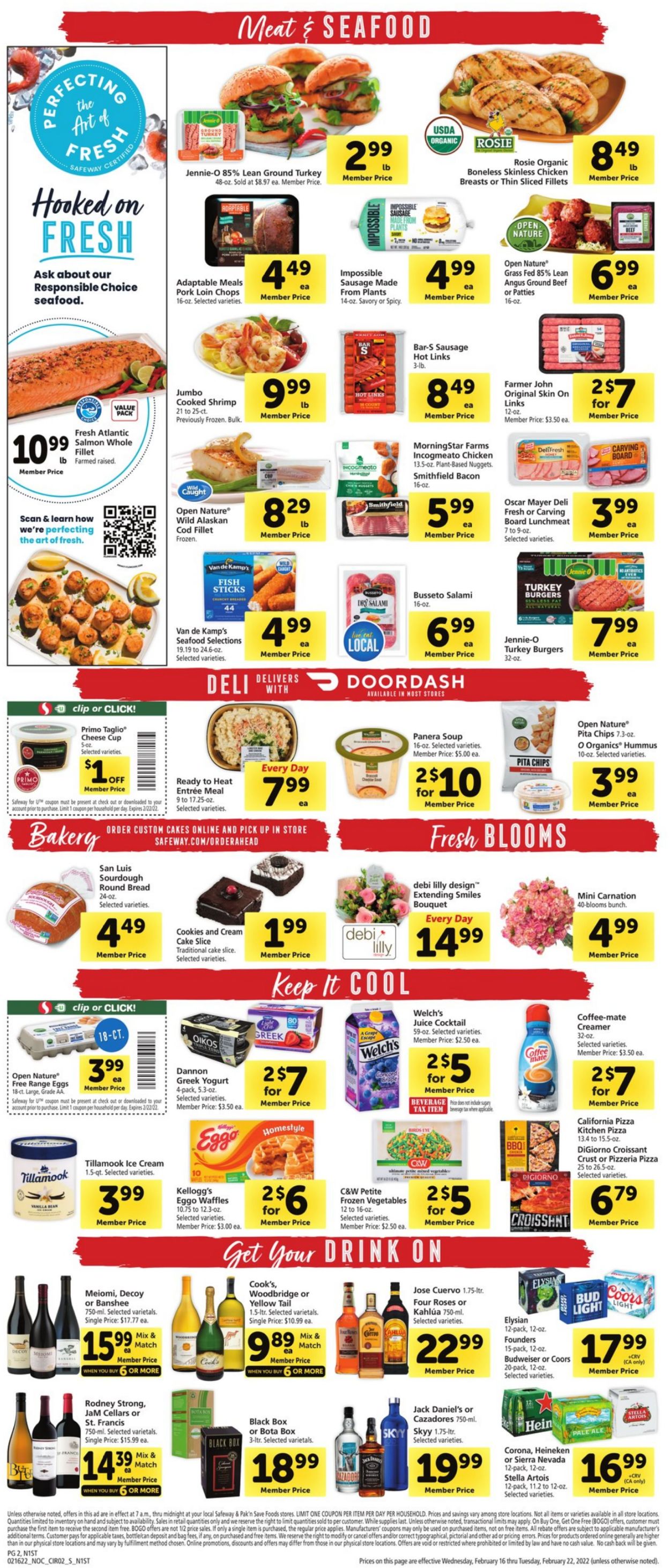 Safeway Weekly Ad Circular - valid 02/16-02/22/2022 (Page 2)