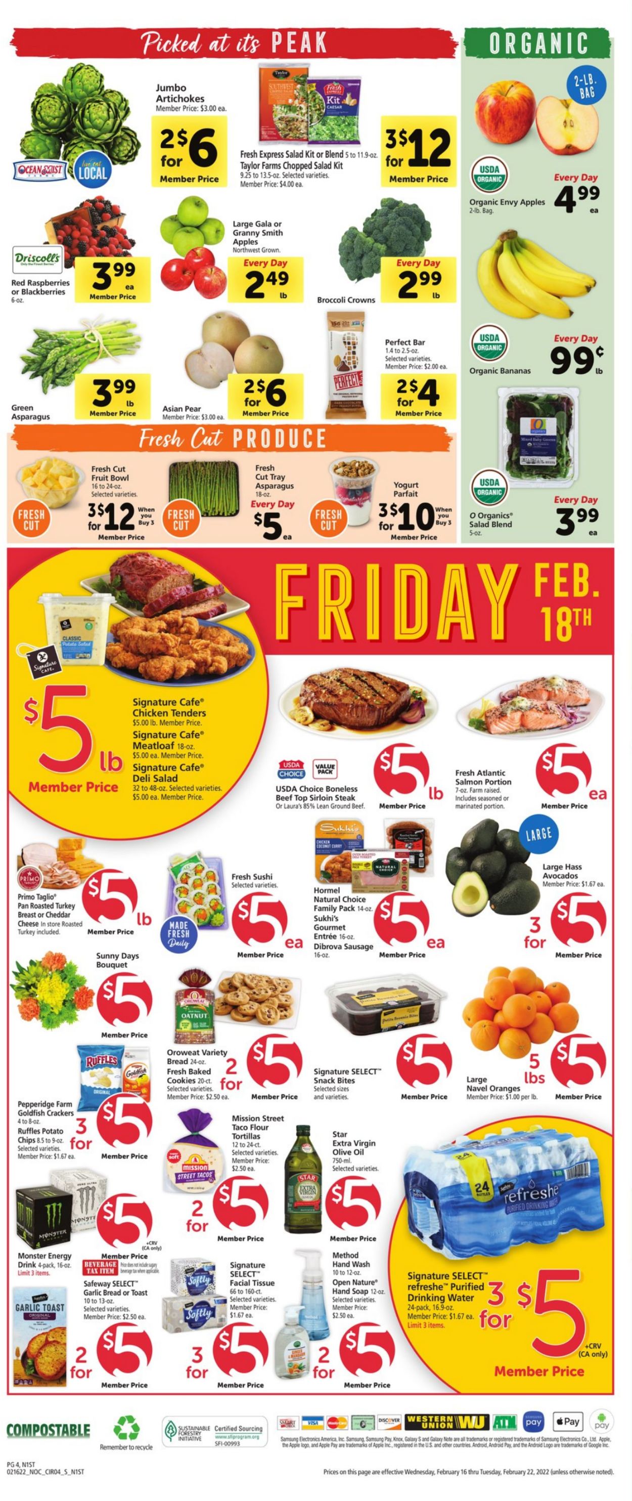 Safeway Weekly Ad Circular - valid 02/16-02/22/2022 (Page 4)