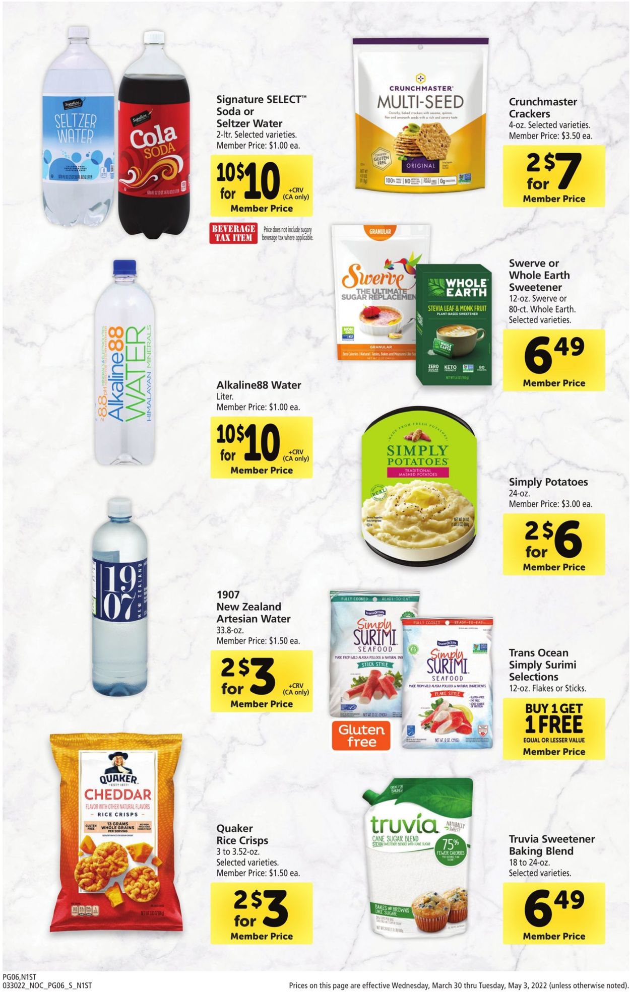 Safeway Weekly Ad Circular - valid 03/30-05/03/2022 (Page 6)