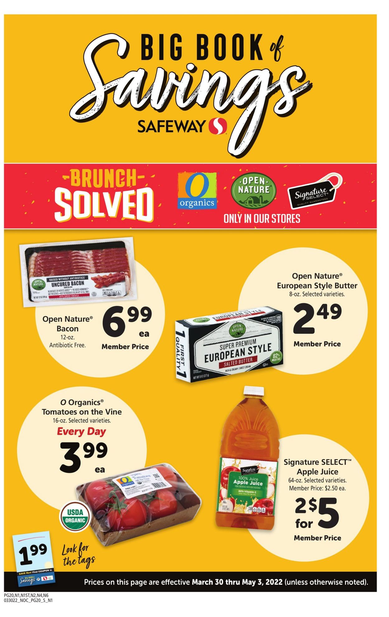 Safeway Weekly Ad Circular - valid 03/30-05/03/2022 (Page 20)