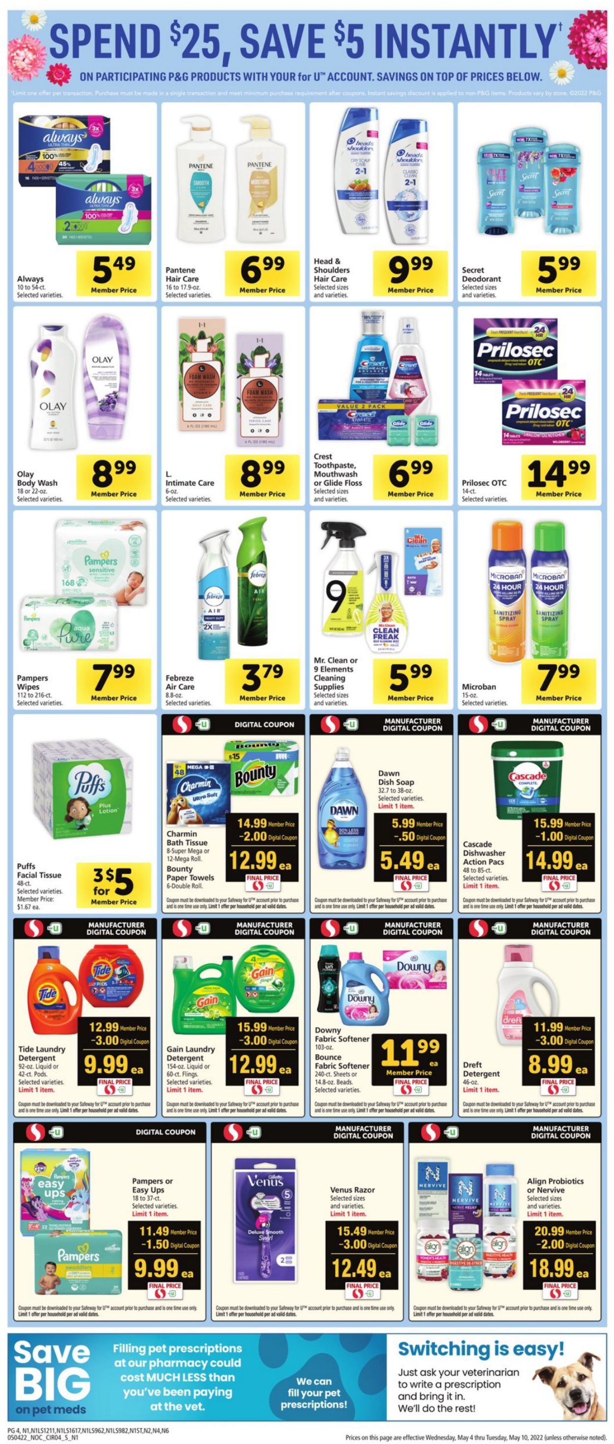 Safeway Weekly Ad Circular - valid 05/04-05/10/2022 (Page 6)