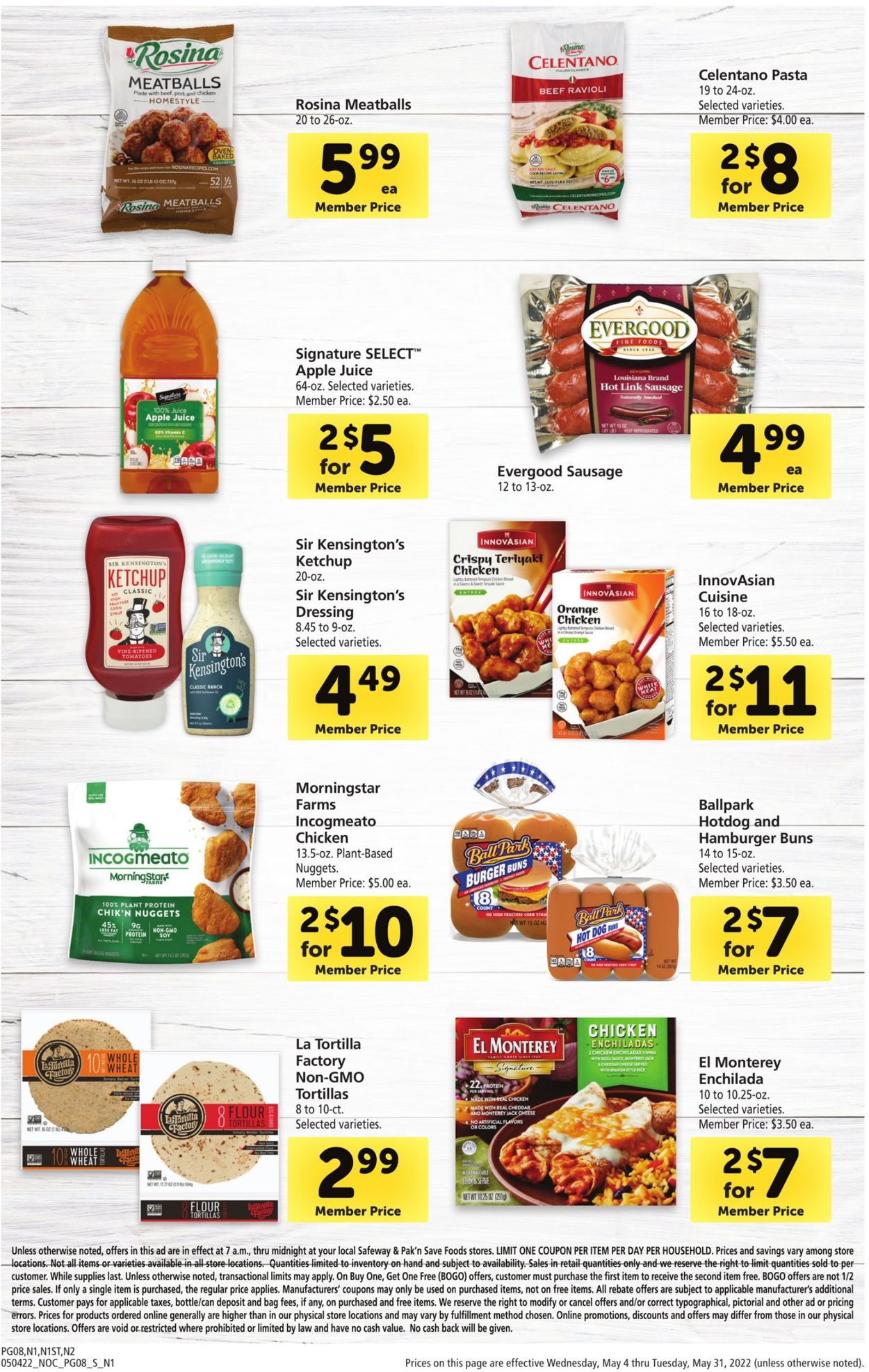 Safeway Weekly Ad Circular - valid 05/04-05/31/2022 (Page 8)