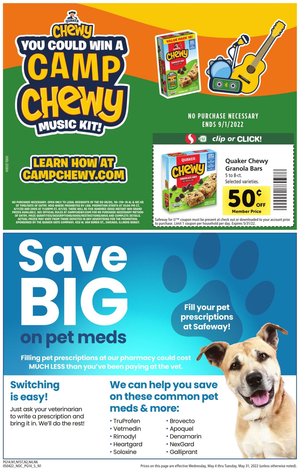 Safeway Weekly Ad Circular - valid 05/04-05/31/2022 (Page 14)
