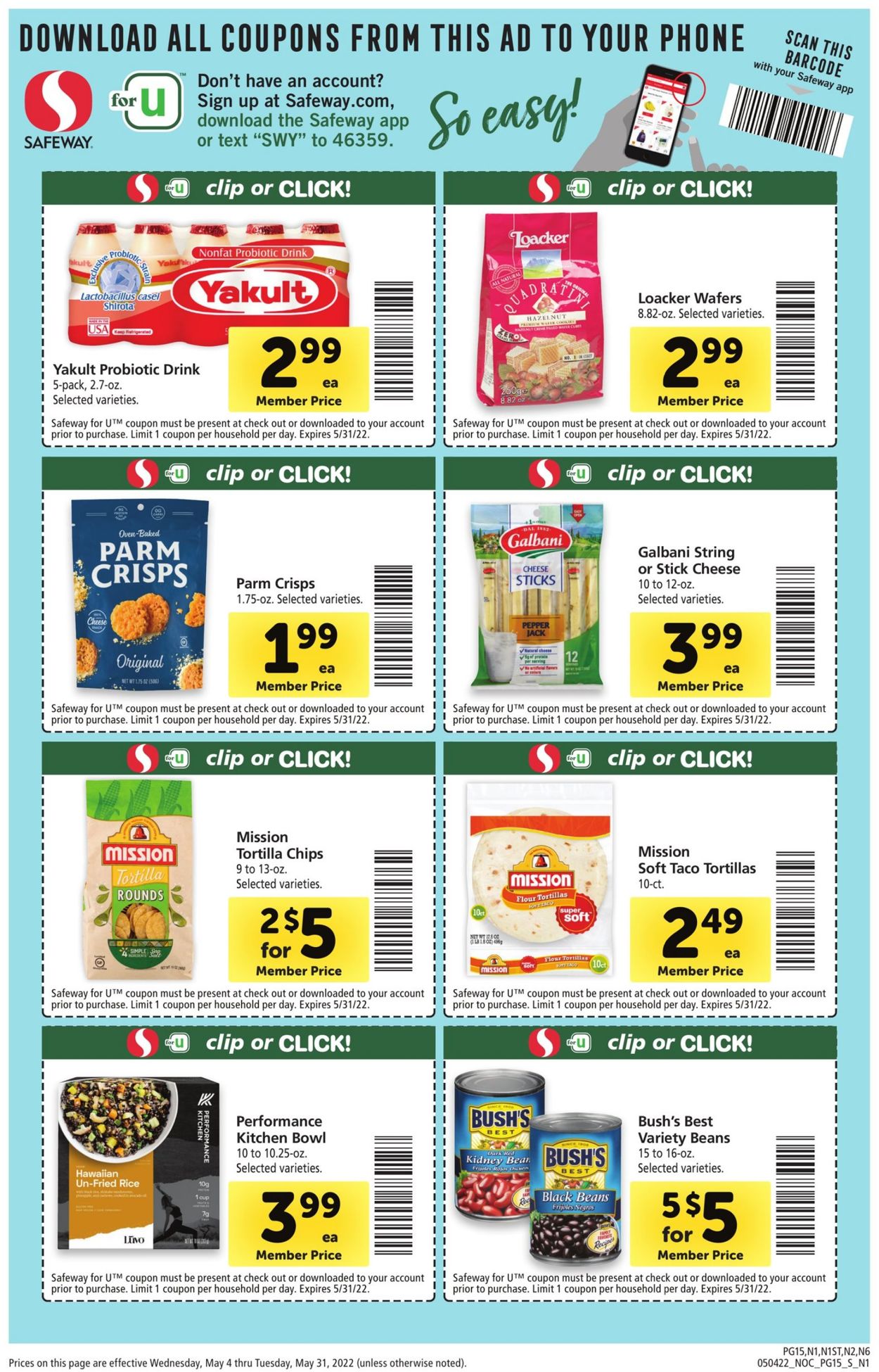 Safeway Weekly Ad Circular - valid 05/04-05/31/2022 (Page 15)