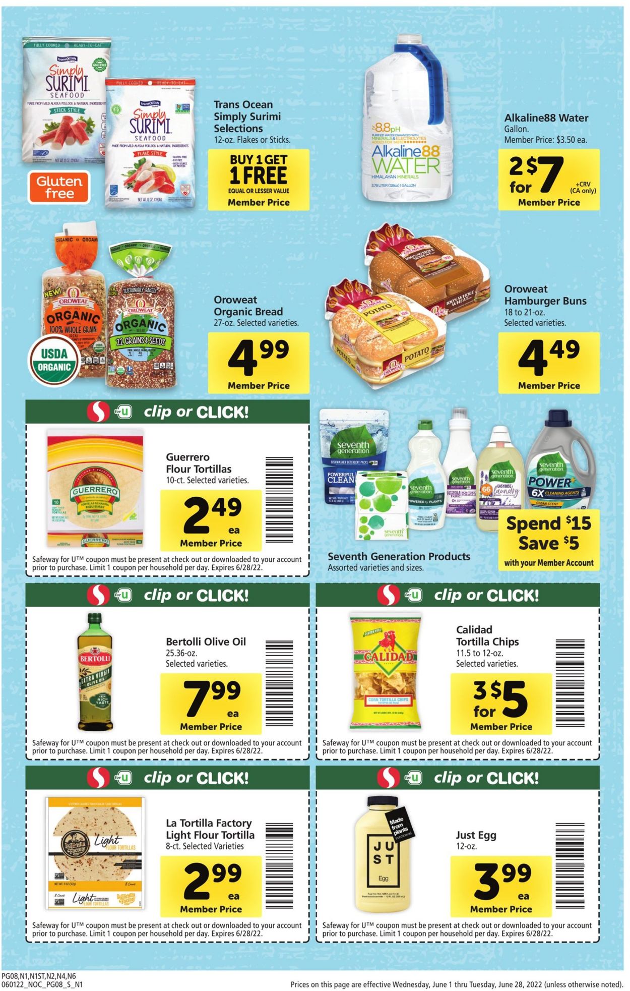 Safeway Weekly Ad Circular - valid 06/01-06/28/2022 (Page 8)