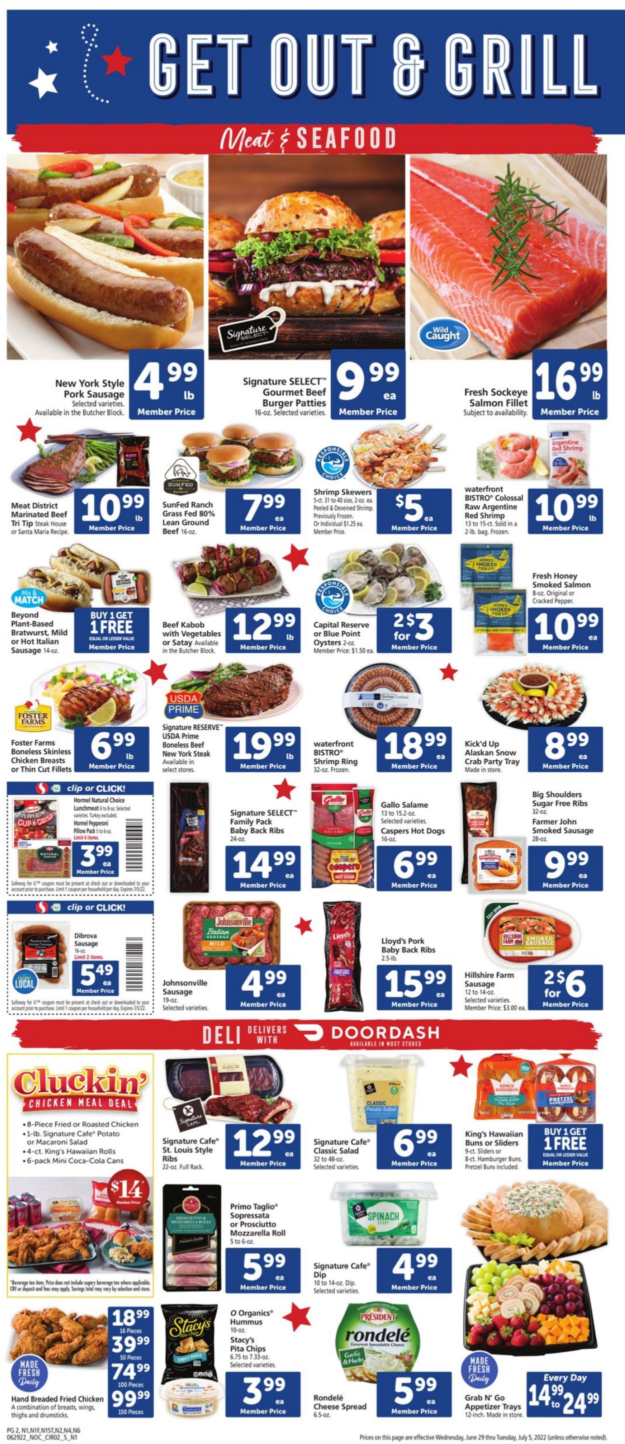 Safeway - 4th of July Sale Weekly Ad Circular - valid 06/29-07/05/2022 (Page 2)