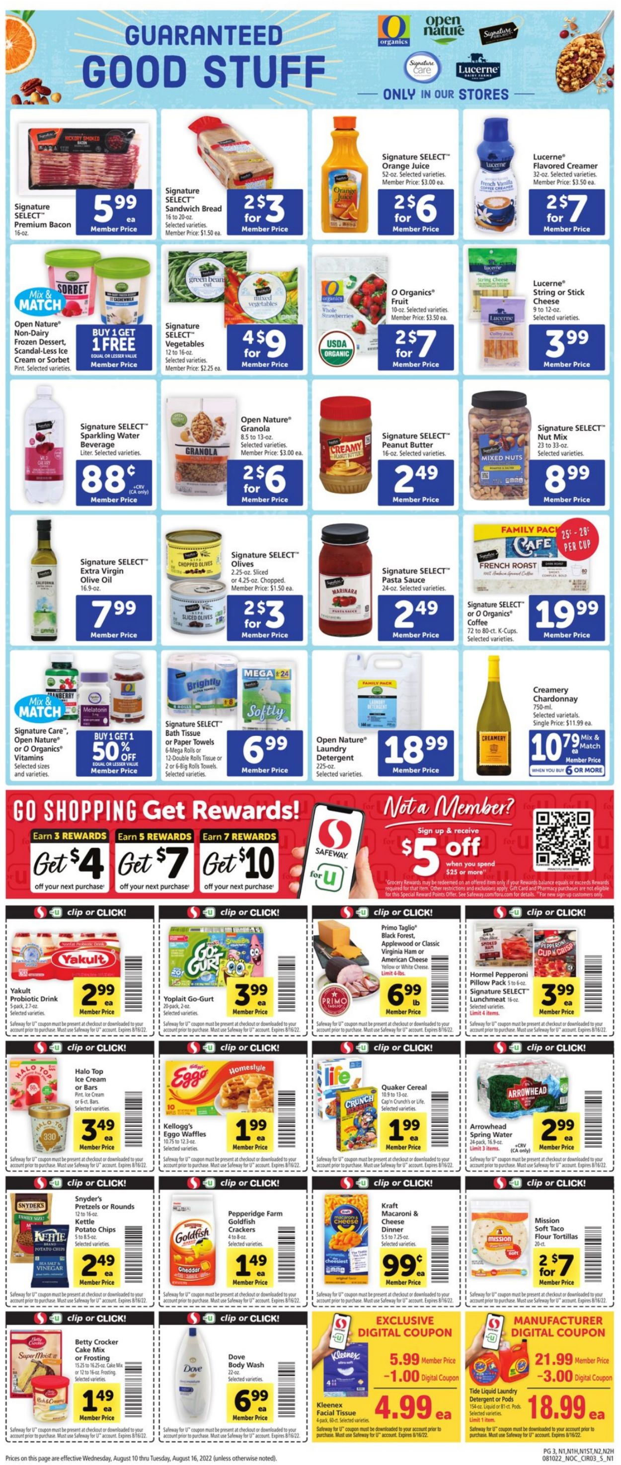 Safeway Weekly Ad Circular - valid 08/10-08/16/2022 (Page 3)