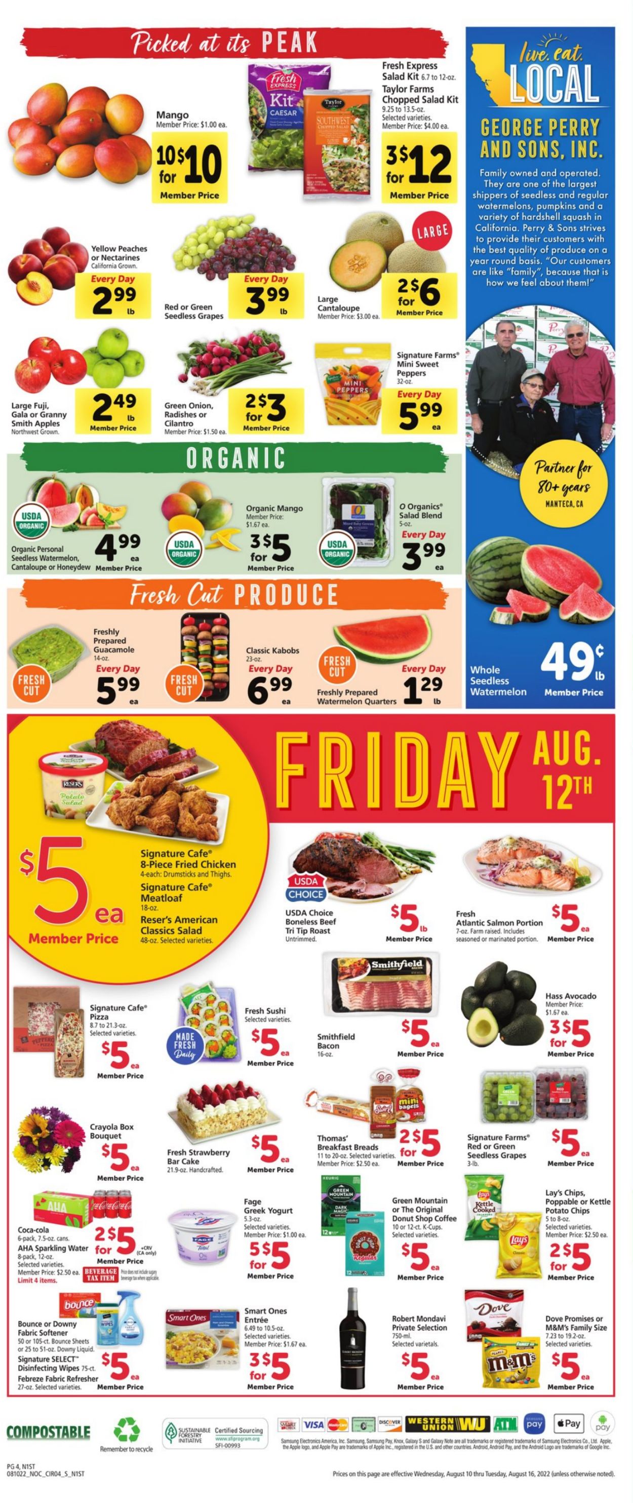Safeway Weekly Ad Circular - valid 08/10-08/16/2022 (Page 4)