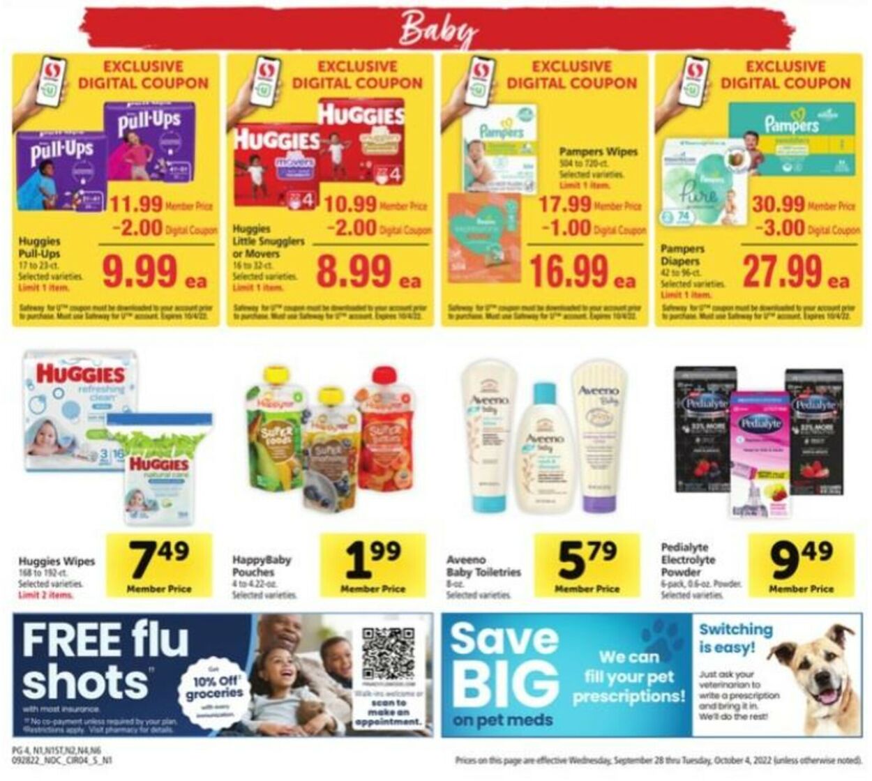 Safeway Weekly Ad Circular - valid 09/28-10/04/2022 (Page 6)