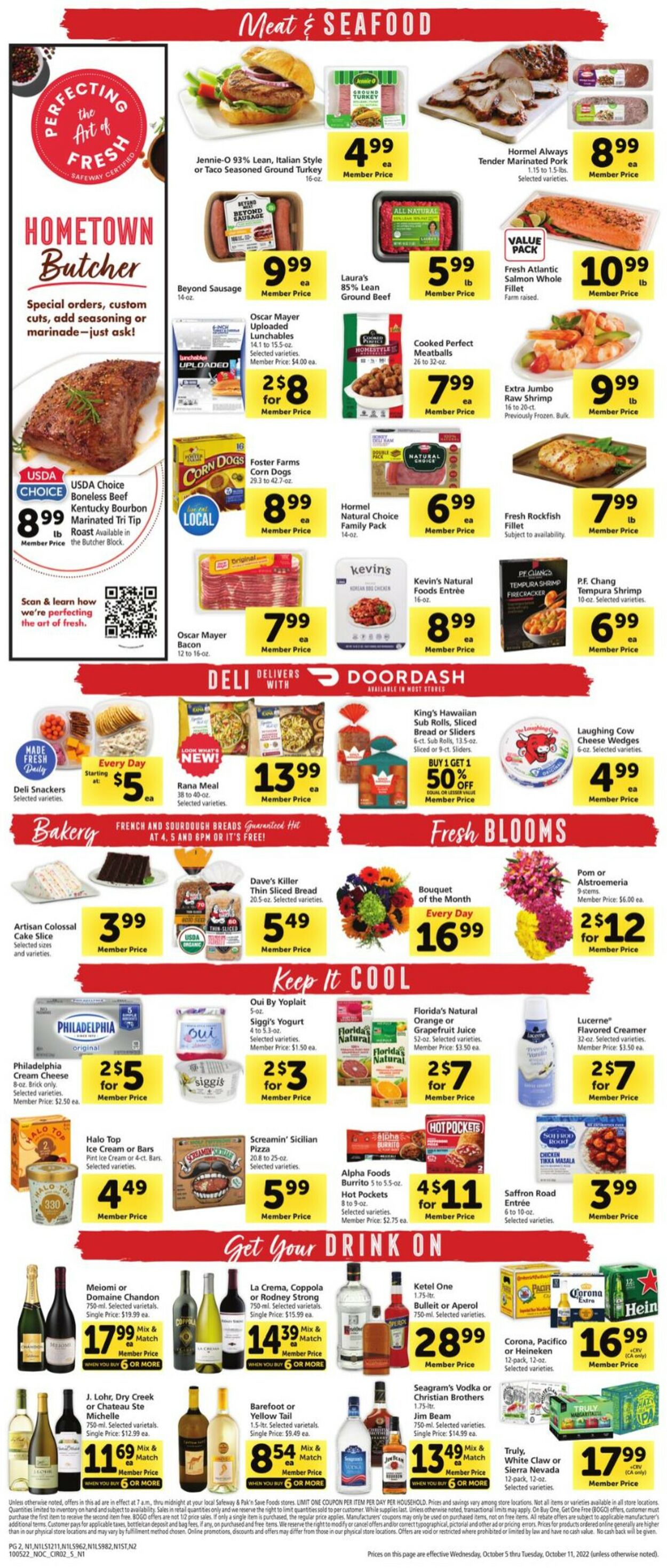Safeway Weekly Ad Circular - valid 10/05-10/11/2022 (Page 2)
