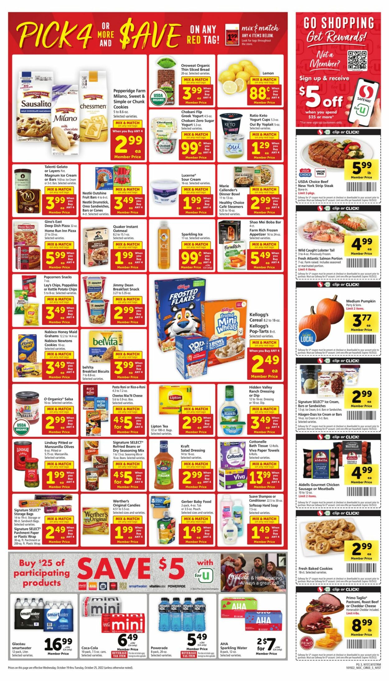 Safeway Weekly Ad Circular - valid 10/19-10/25/2022 (Page 3)